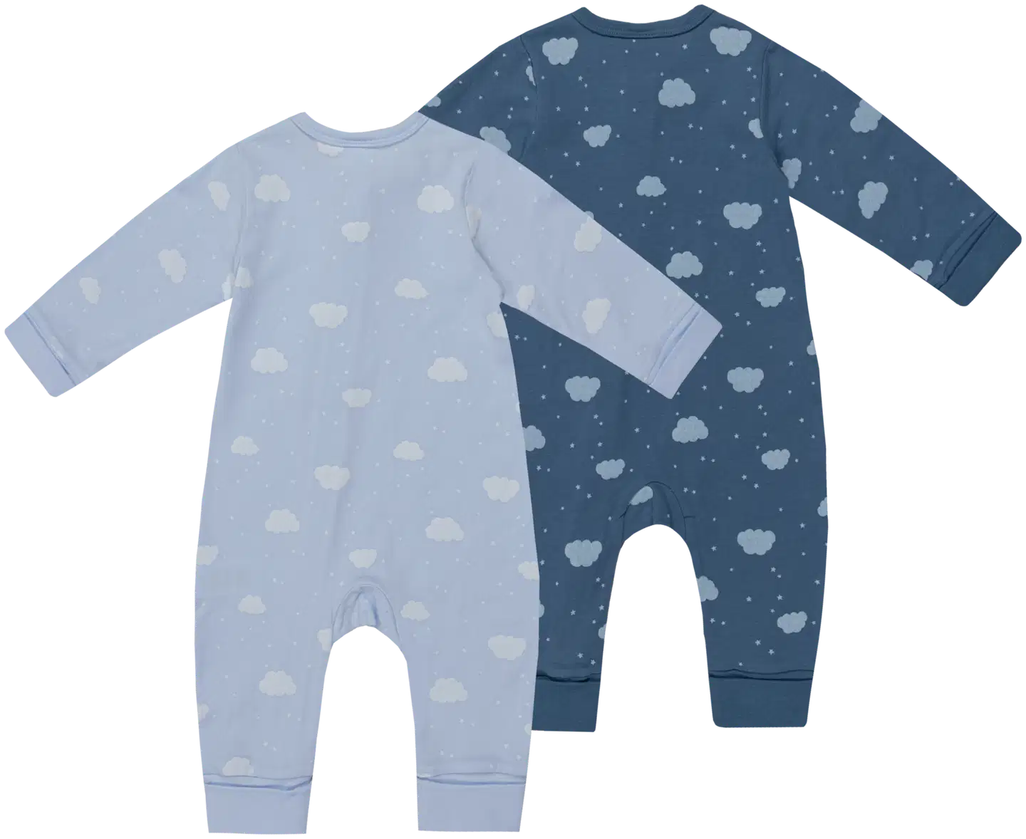 Ciraf vauvojen pyjama Hattara 250B263015 2-pack - blue clouds aop - 2