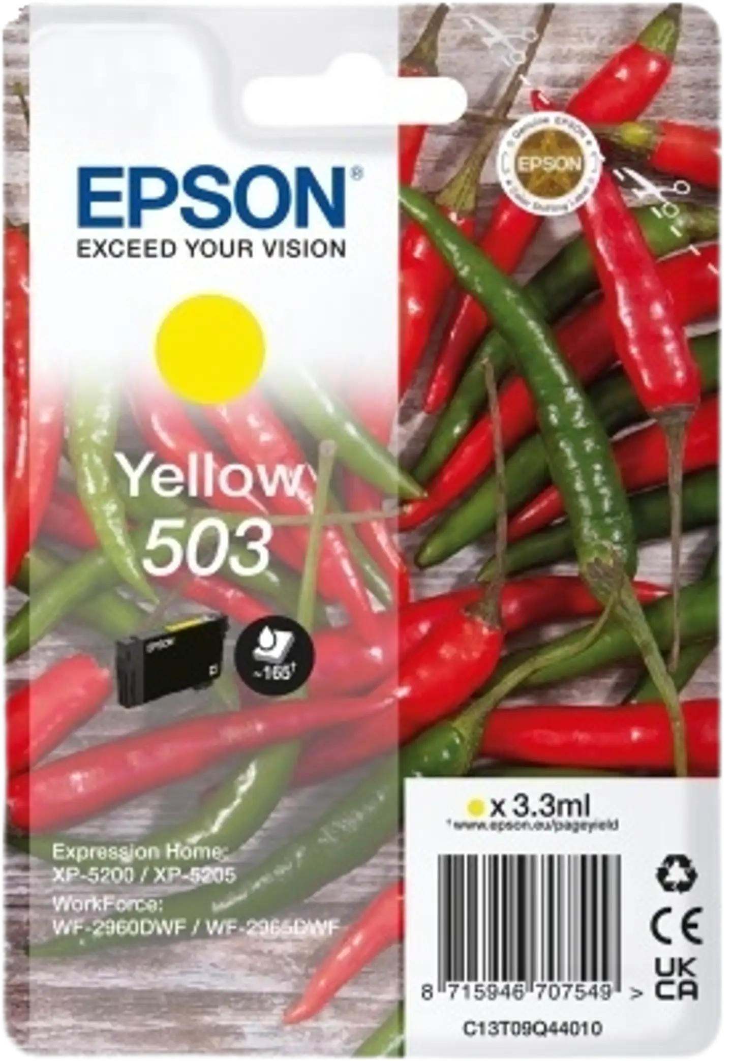 Epson Mustepatruuna 503 keltainen