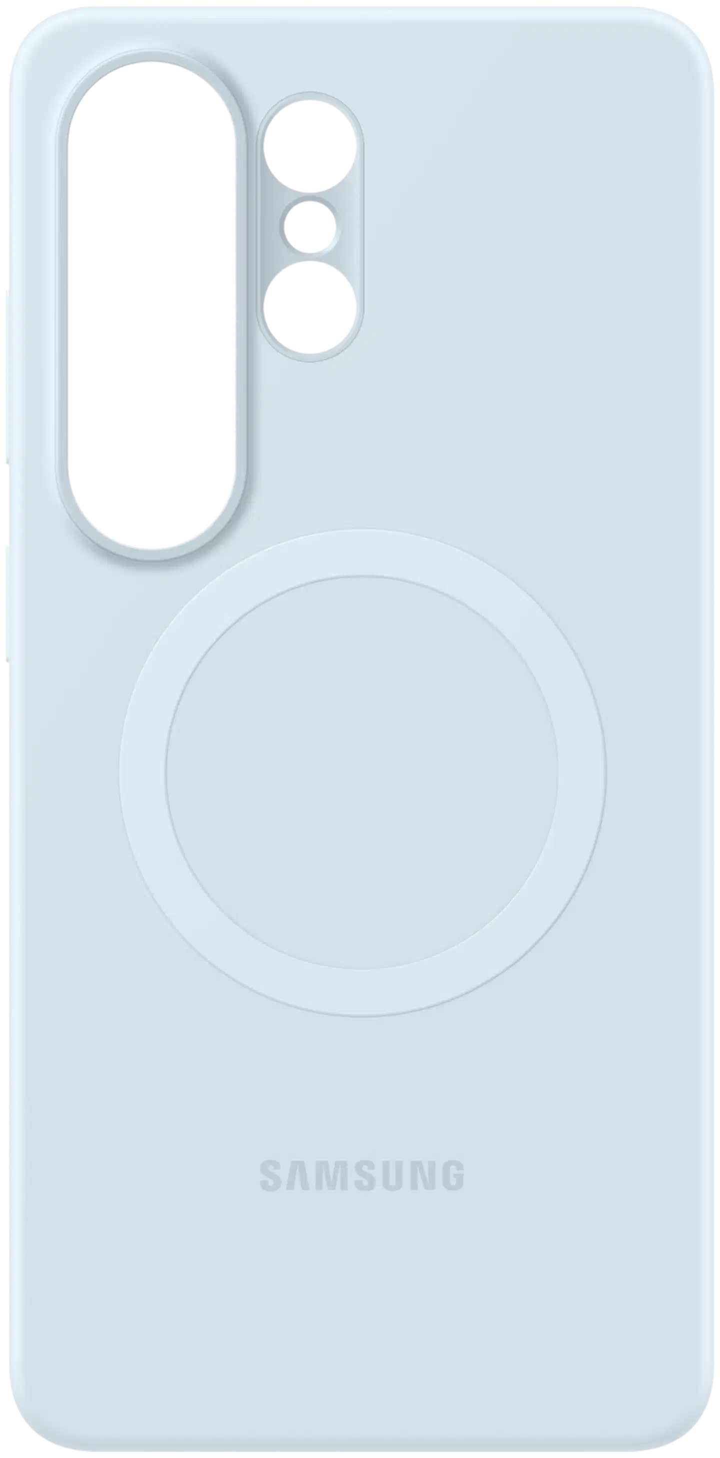 Samsung suojakotelo Galaxy S26 Ultra Silicone Magnet -Qi2 sininen - 4