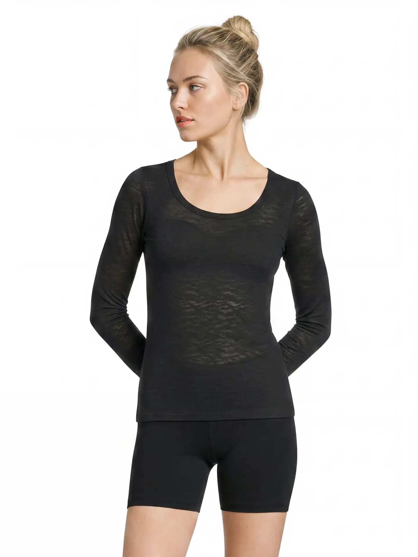 WKLY. naisten aluspusero 211W332658 - Black - 1