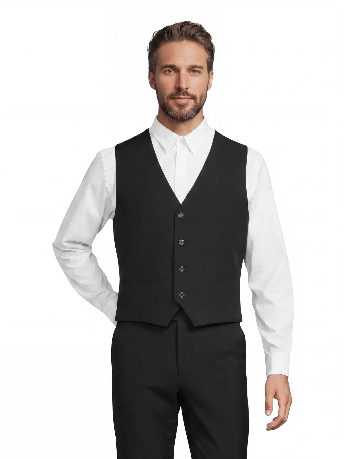 London Fog miesten pukuliivi, regular 2010LF091 - Black - 1