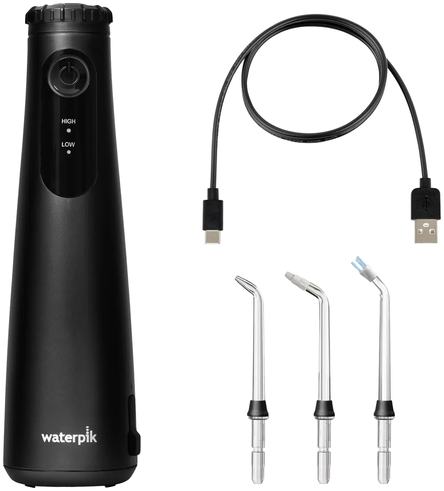 Waterpik WF-26 Cordless Plus Black langaton hammasvälisuihku - 1