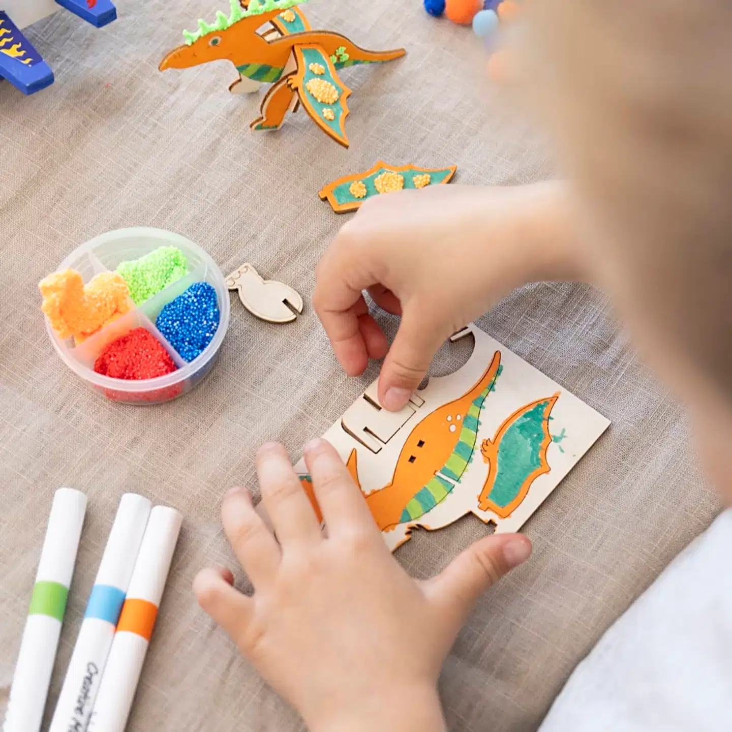 Creativ Company askartelusetti koristelu dinosaurus - 4