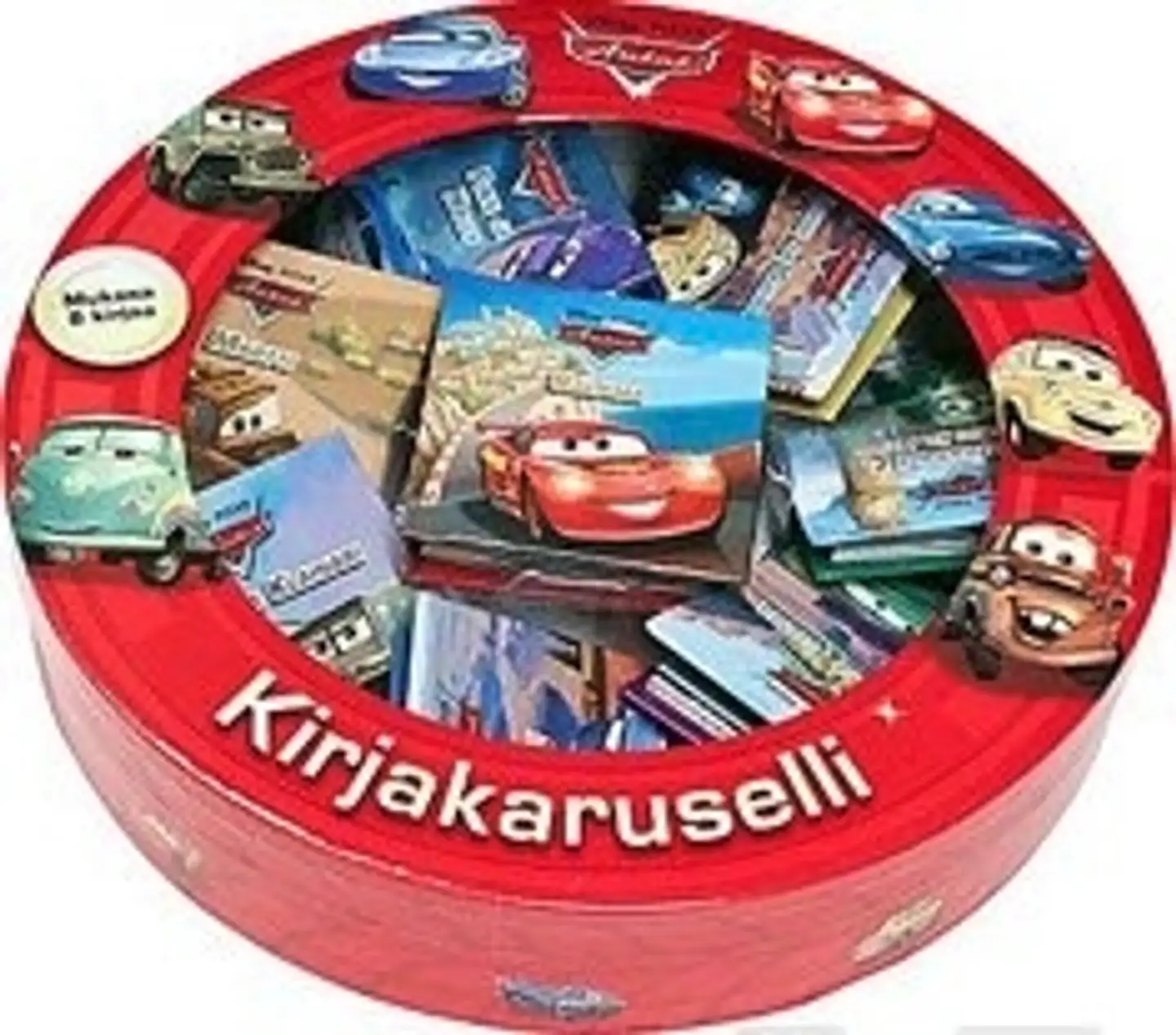 Autot kirjakaruselli (8 kirjaa)