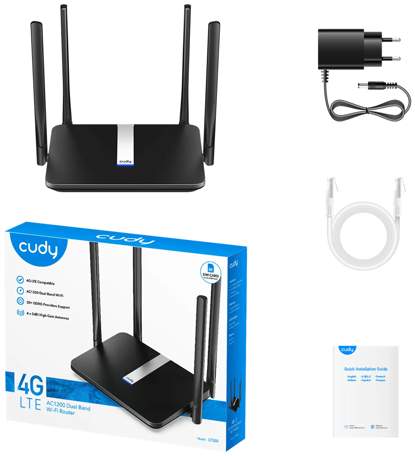 Cudy 4G/LTE-reititin LT500 - 5