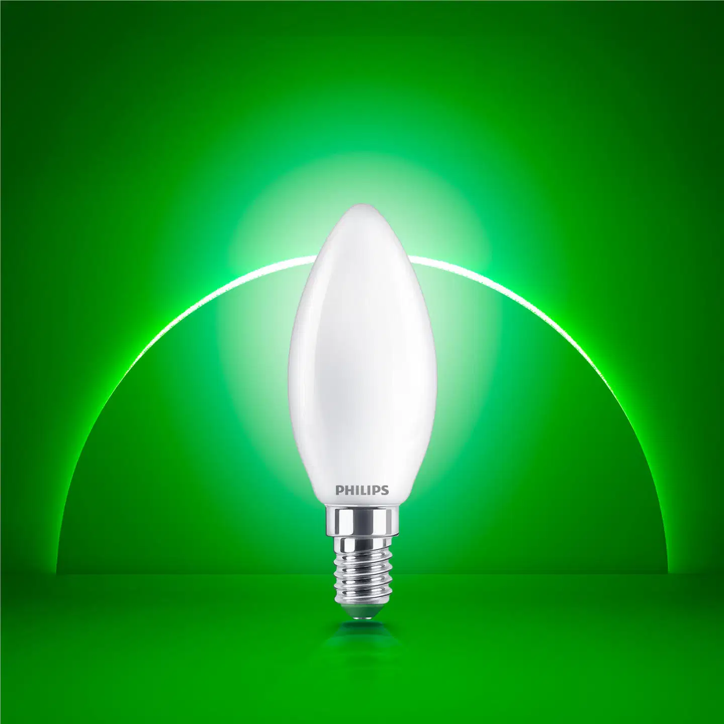 Philips Ultra Efficient LED-lamppu 1.2W B35 E14 2700K 252LM huurrettu - 4