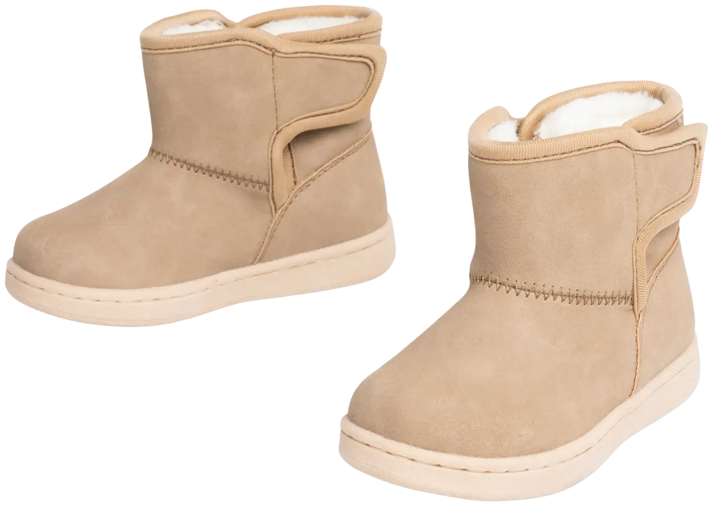 Linear lasten talvikengät Skate Velcro - BEIGE - 2