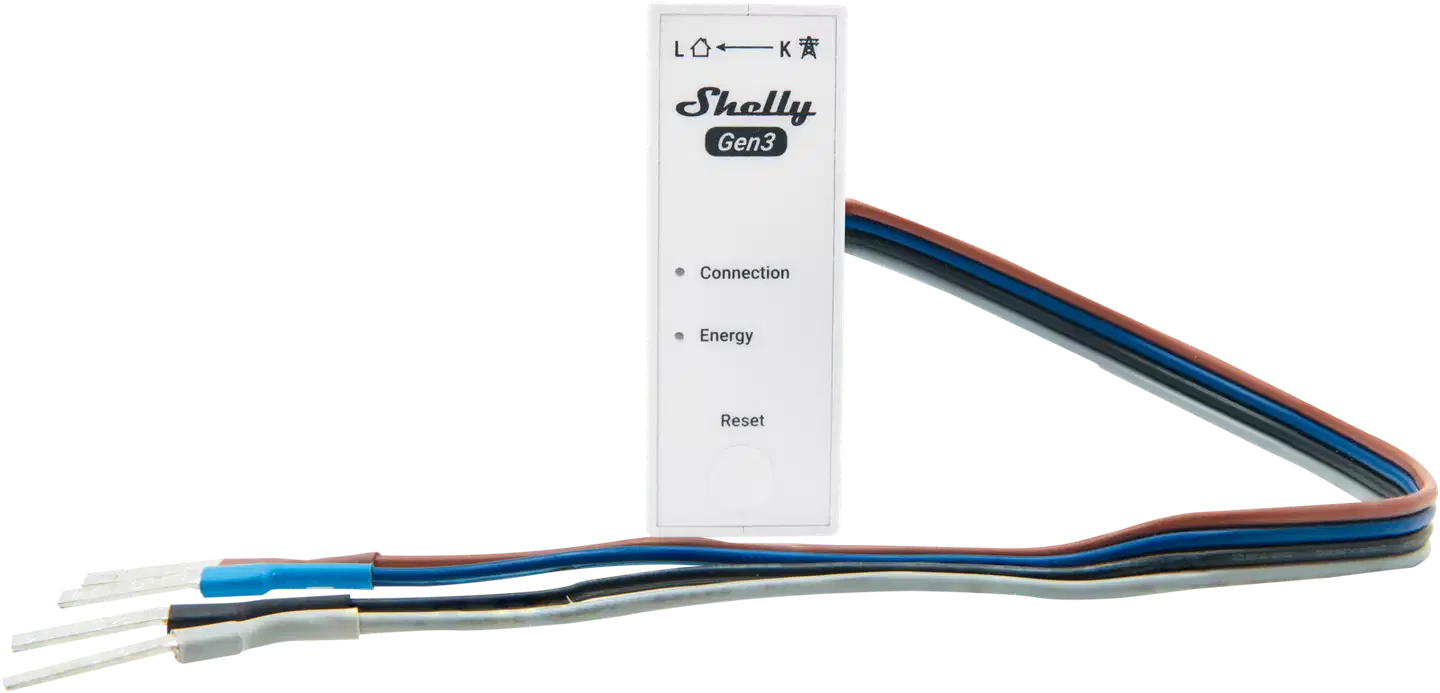 Shelly 3EM-63W Gen3 (johdot) - 2