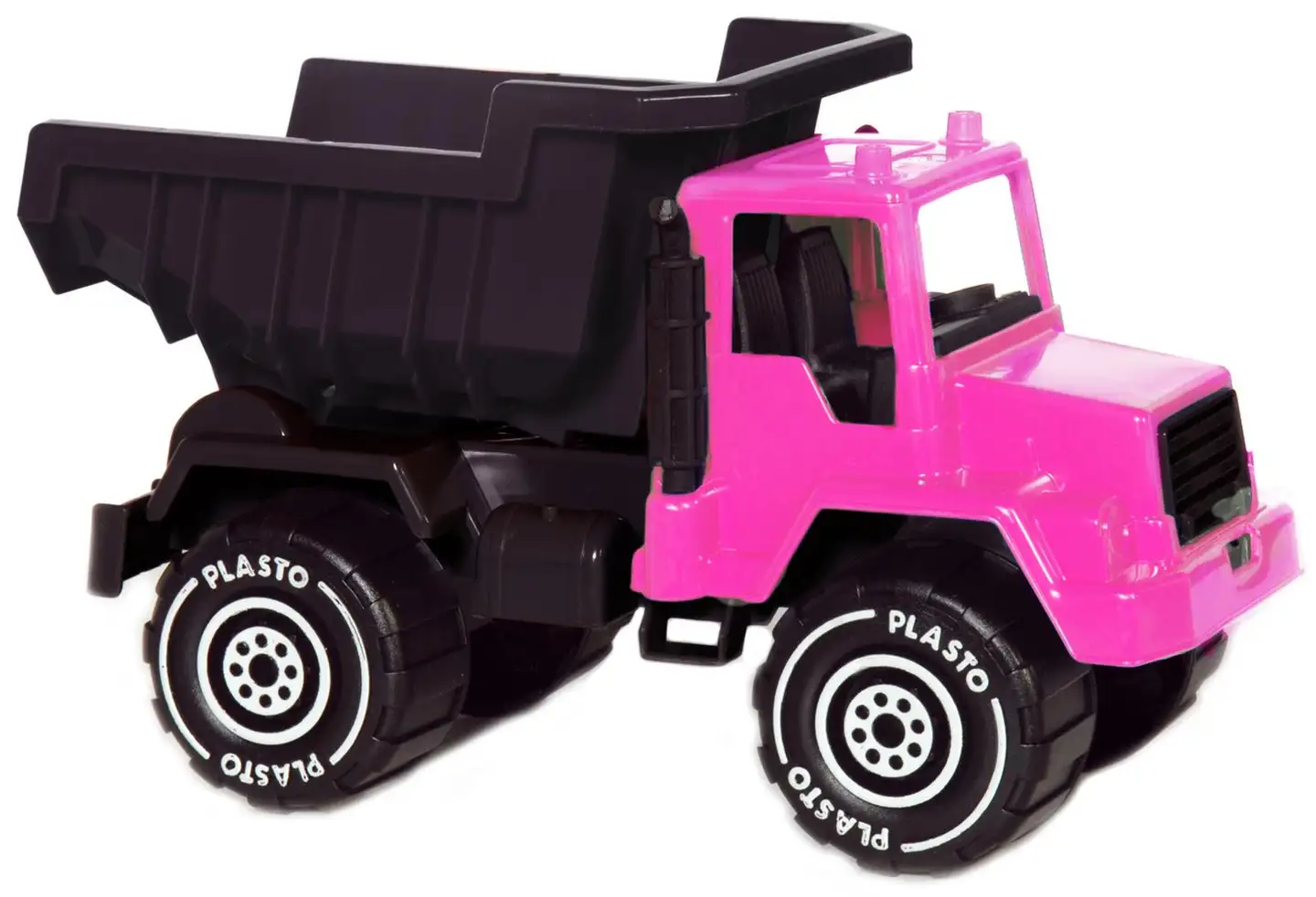 Plasto kuorma-auto 30cm pinkki/musta