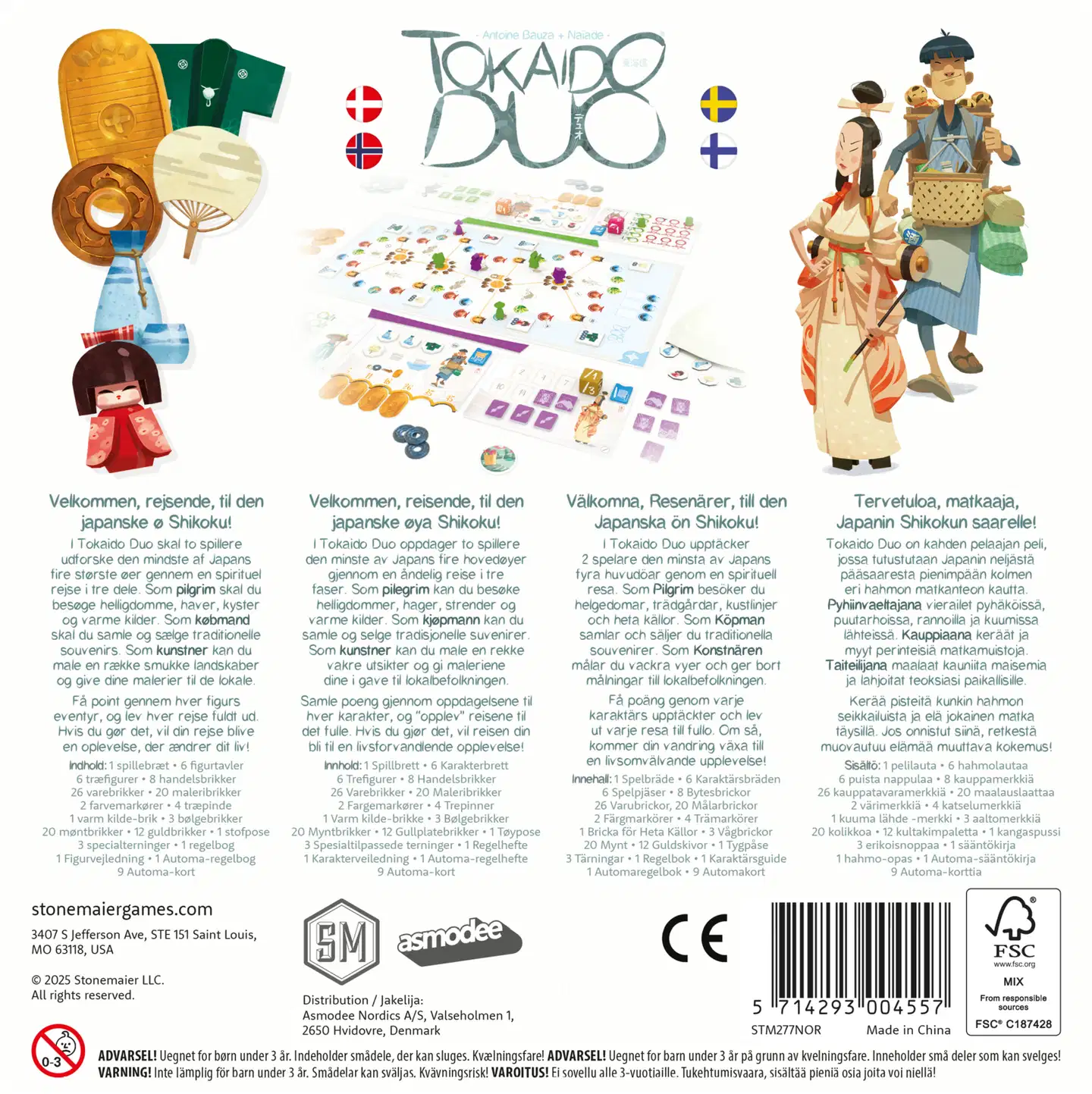 Tokaido Duo Nordic -lautapeli - 4