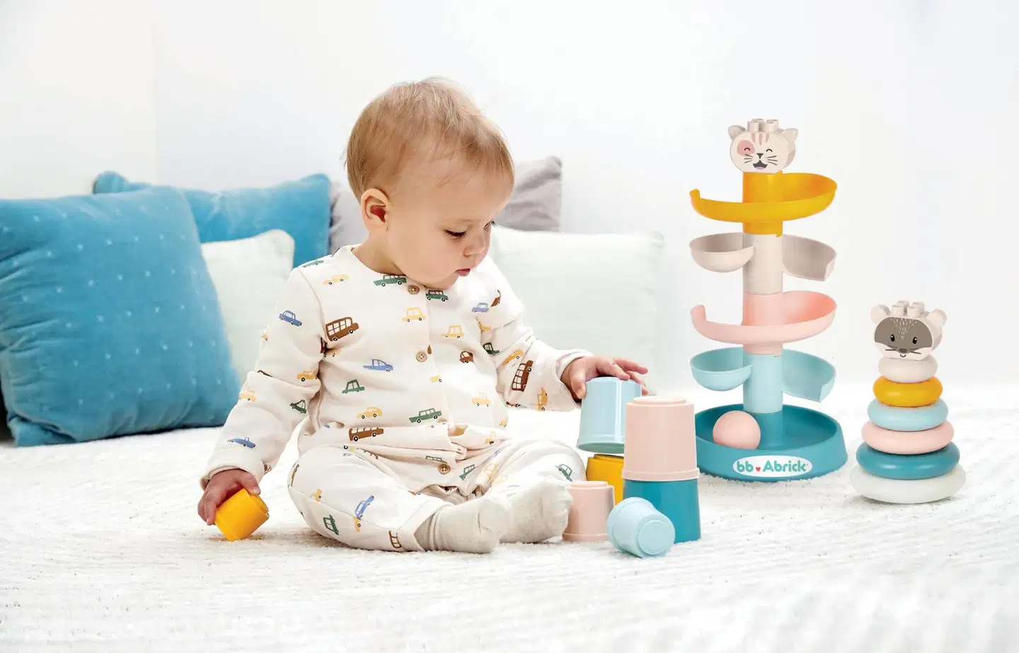 Ecoiffier - BB Abrick - 3 lelun setti laatikossa - 3