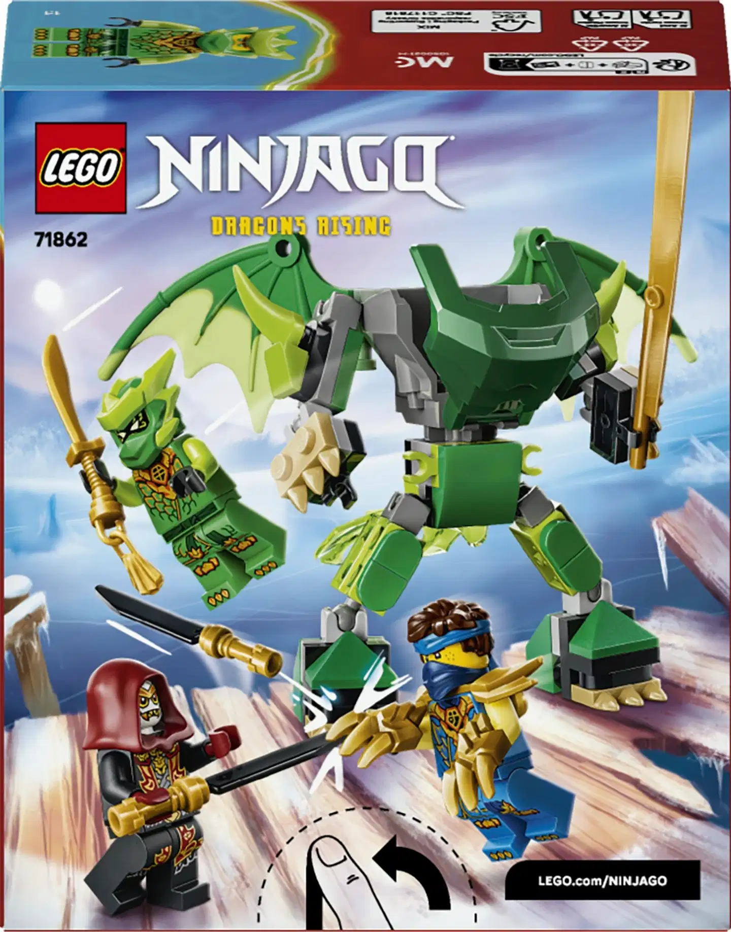 LEGO® Ninjago 71862 Lloydin lohikäärmerobottitaistelupakkaus - 4