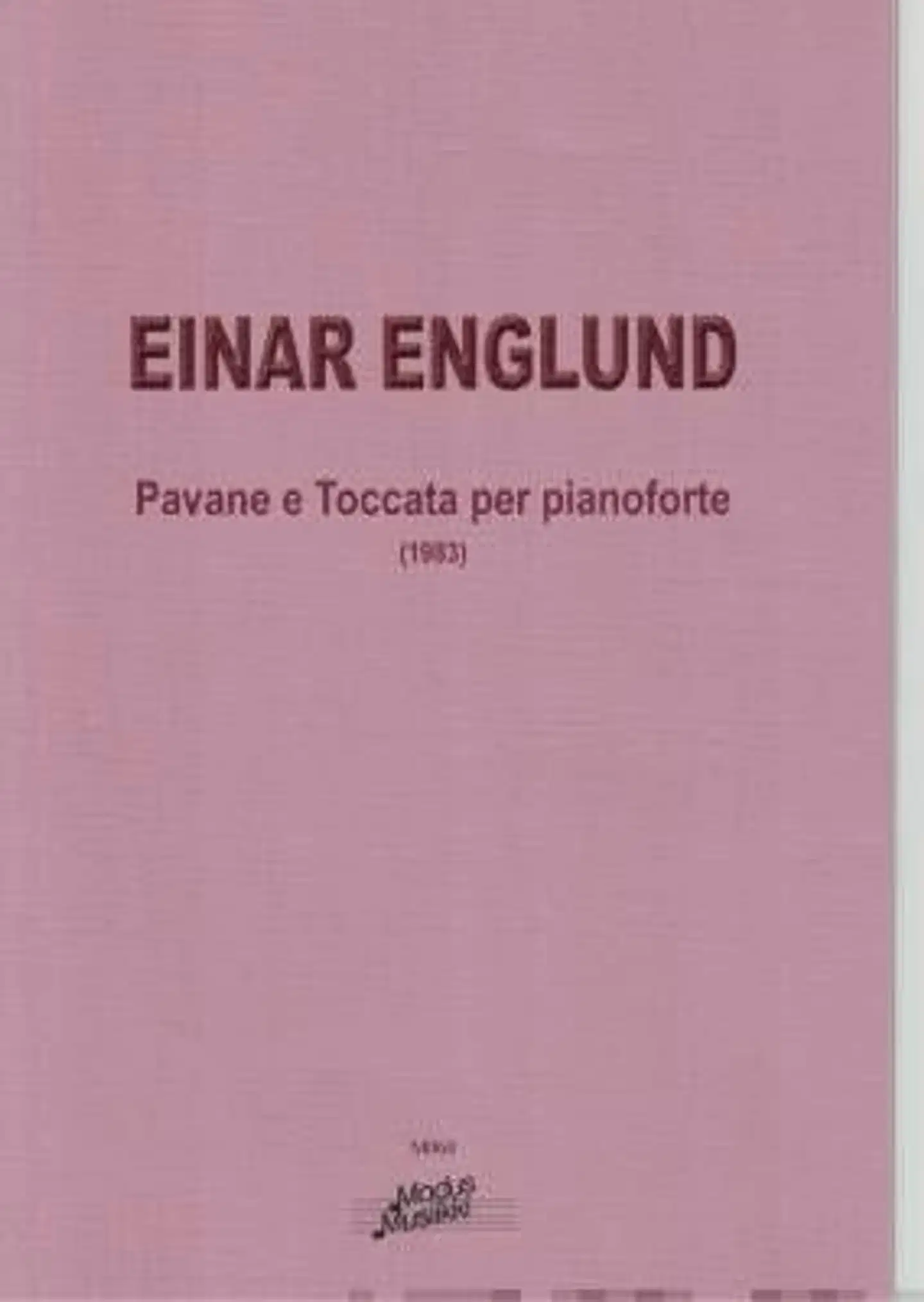 Pavane e Toccata per pianoforte