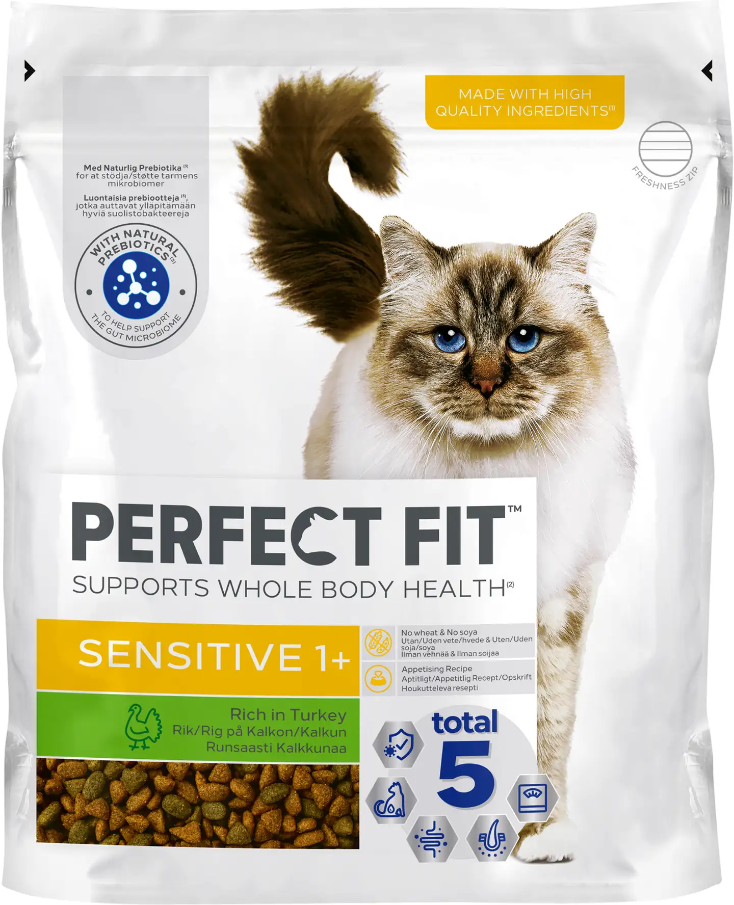 Perfect Fit Sensitive 1+ Kalkkunaa 750g