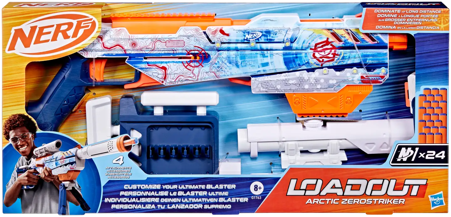 Nerf Loadout leikkipyssy Arctic zerostriker - 1