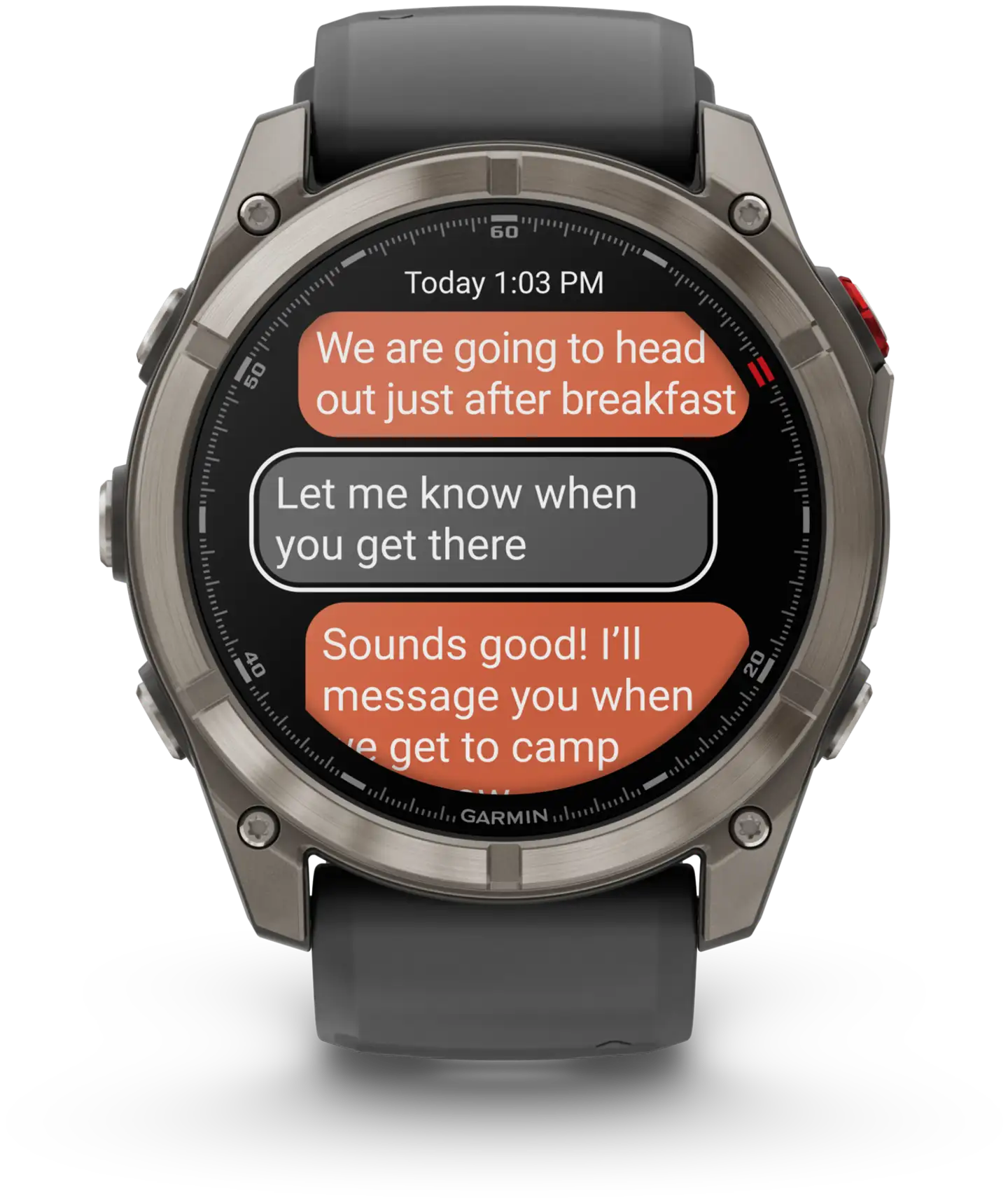 Garmin älykello Fenix 8 pro – 51 mm, amoled, sapphire, titaani – grafiitinharmaa/musta - 3