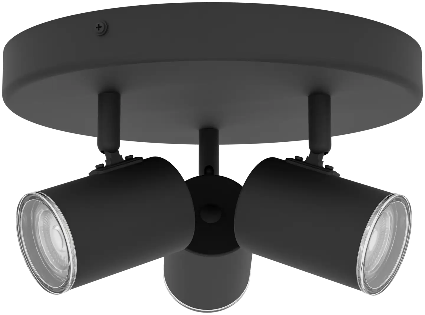 Kattospottivalaisin CONSUMA 1 3xGU10 maks. 5W/kpl IP44 musta - 1