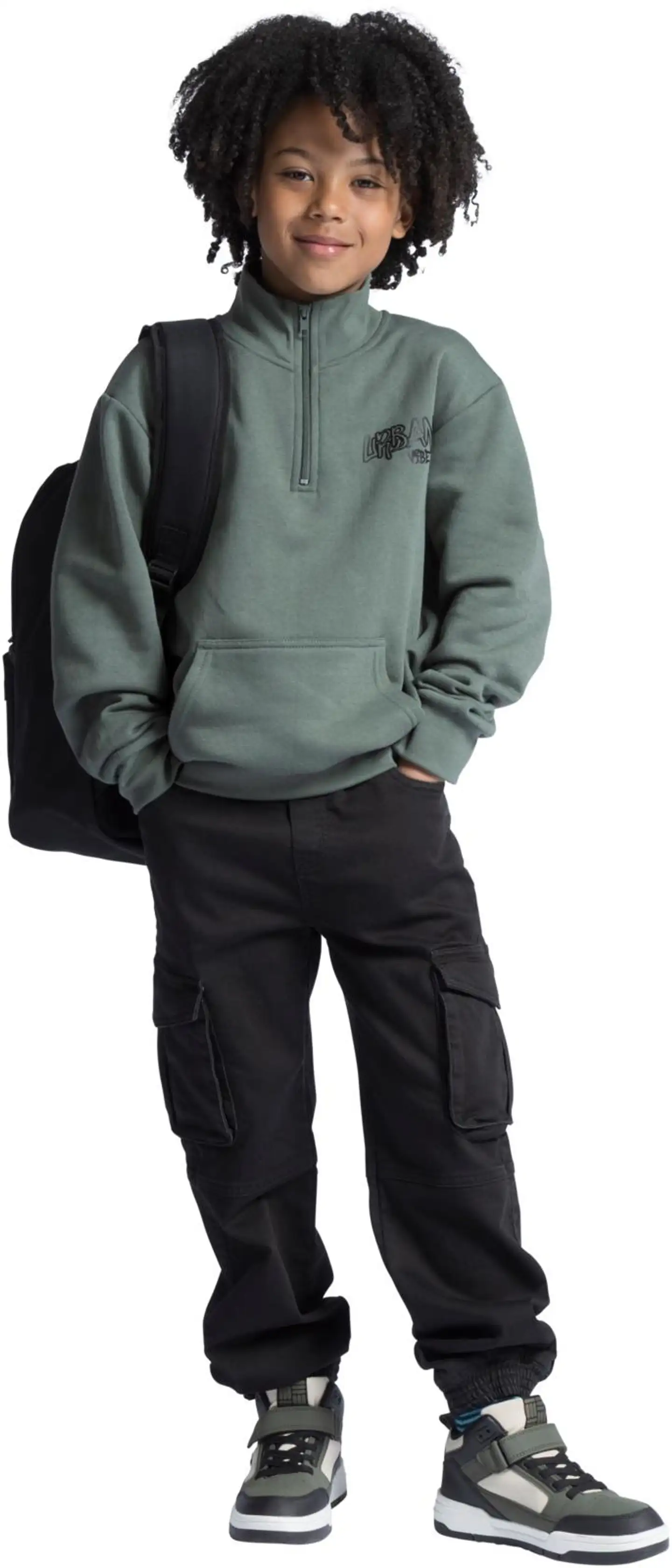 House nuorten cargohousut 23PH292512 - BLACK - 9