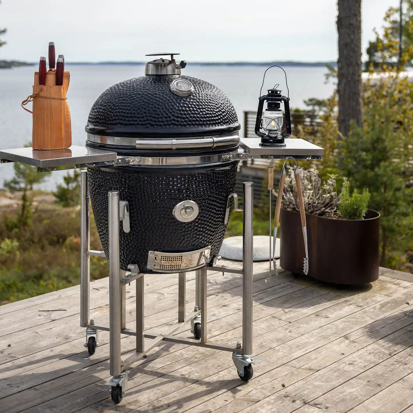 Kamado Sumo Signature Pro hiiligrilli - musta - 17