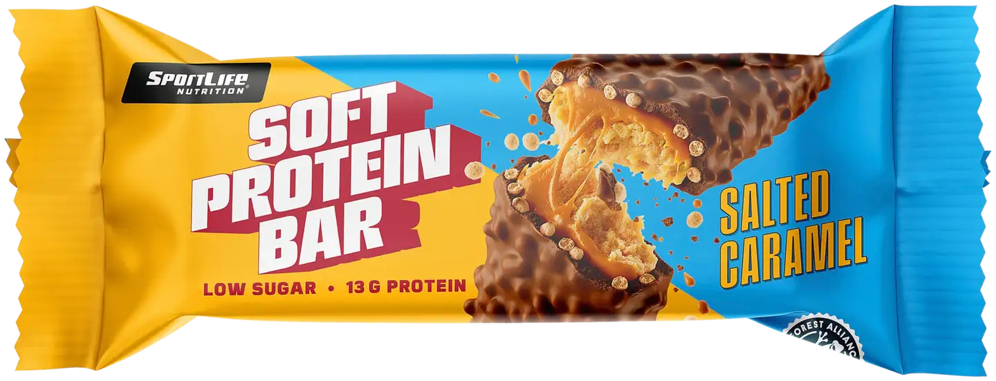 SportLife Nutrition Soft Protein Bar 45g Salted Caramel proteiinipatukka