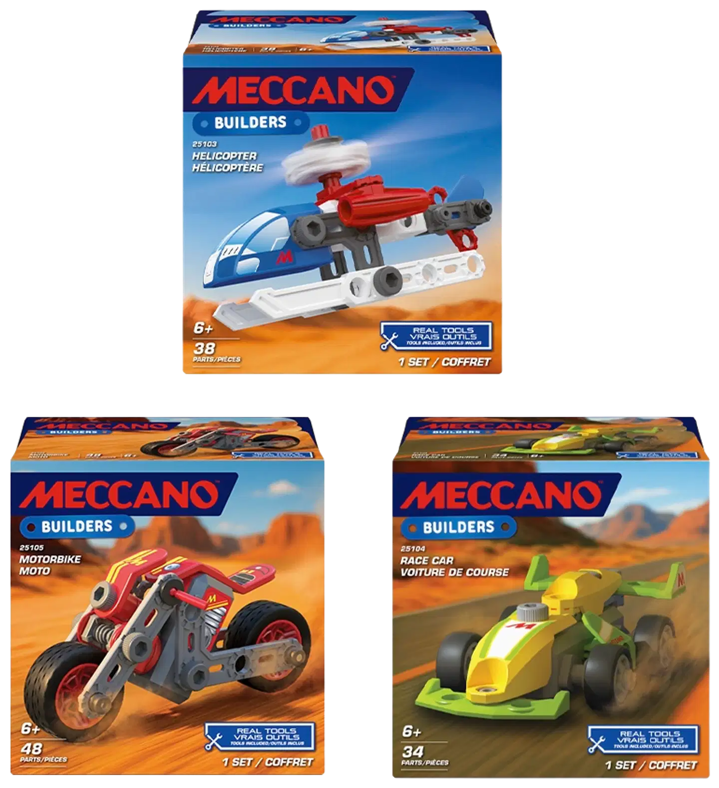 Meccano JR rakennussarja Action Builds - 1