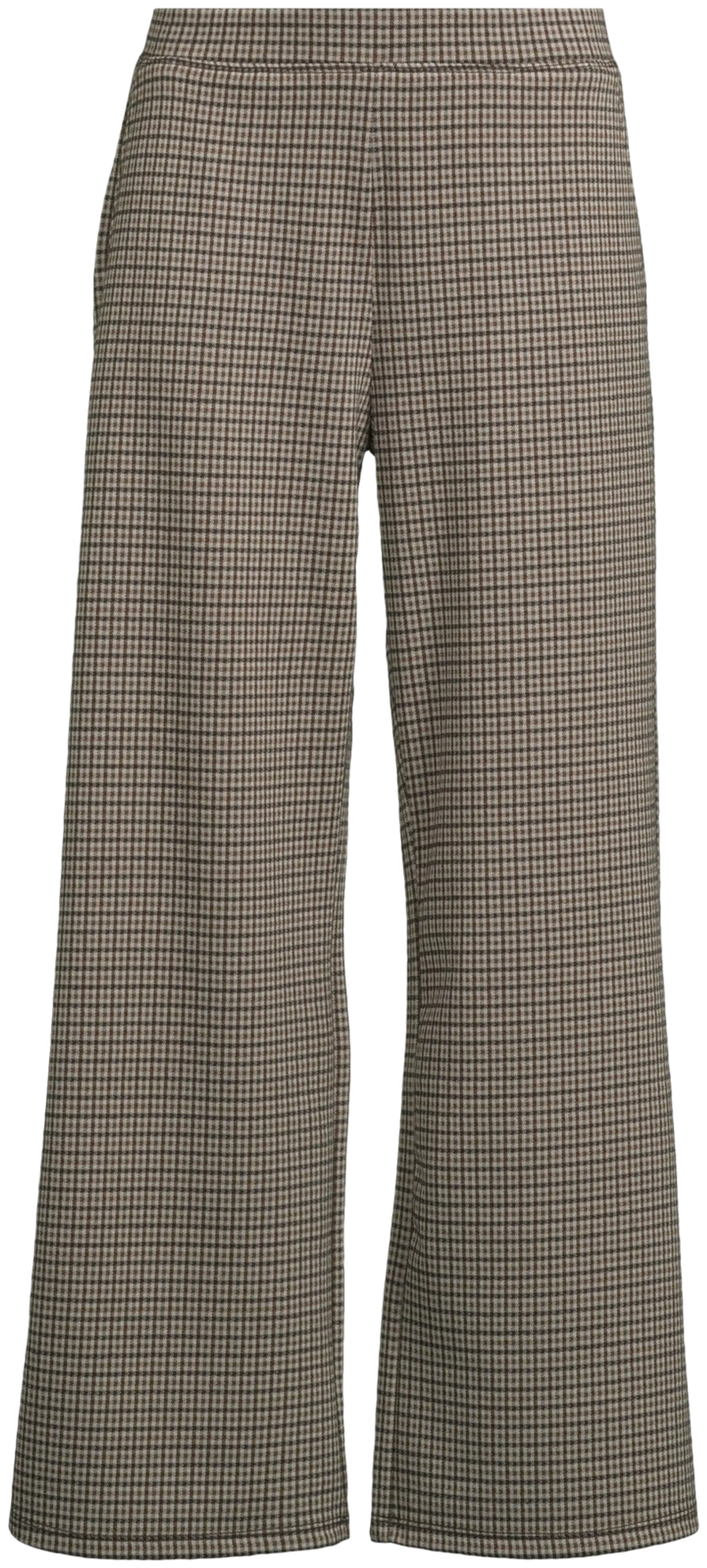 London Fog naisten jacquard-housut leveä lahje 222L263310 - brown aop - 2
