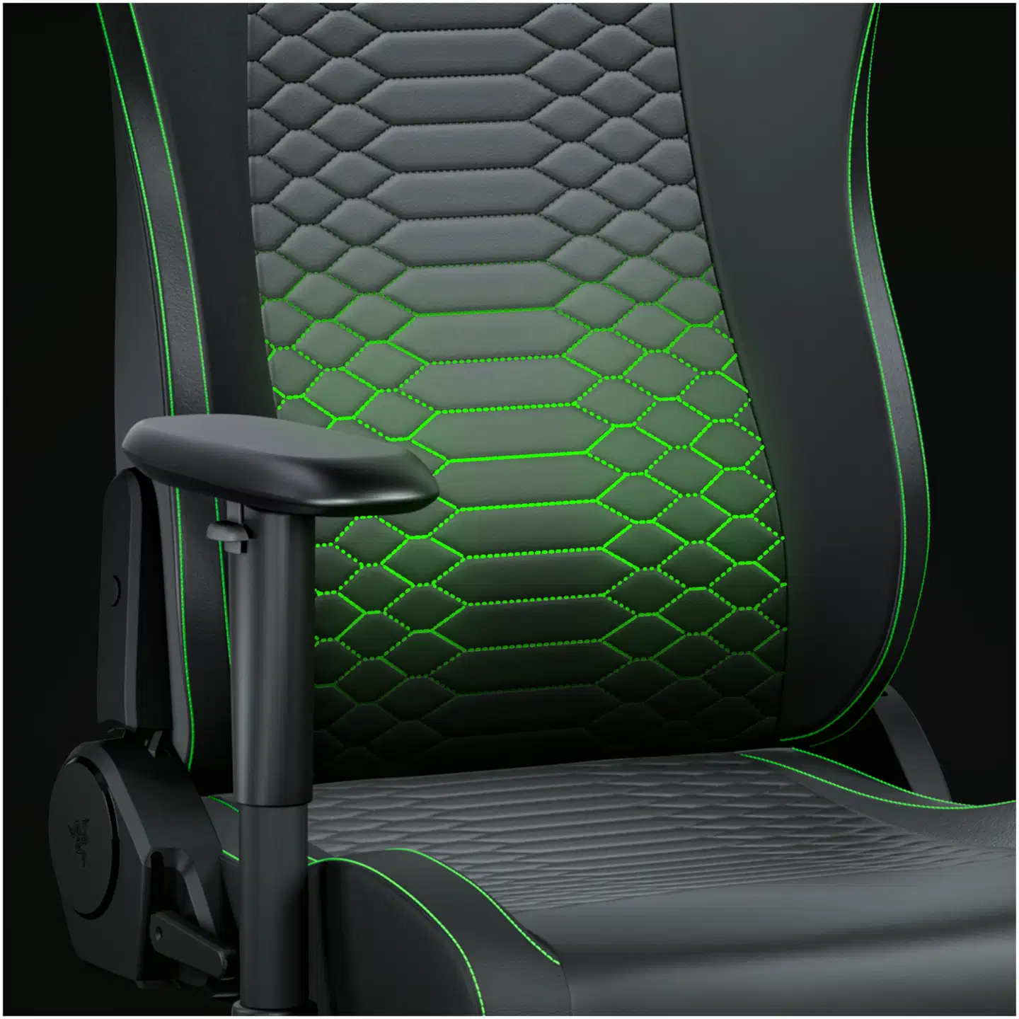 Razer Iskur V2 X newgen pelituoli musta/vihreä - 6