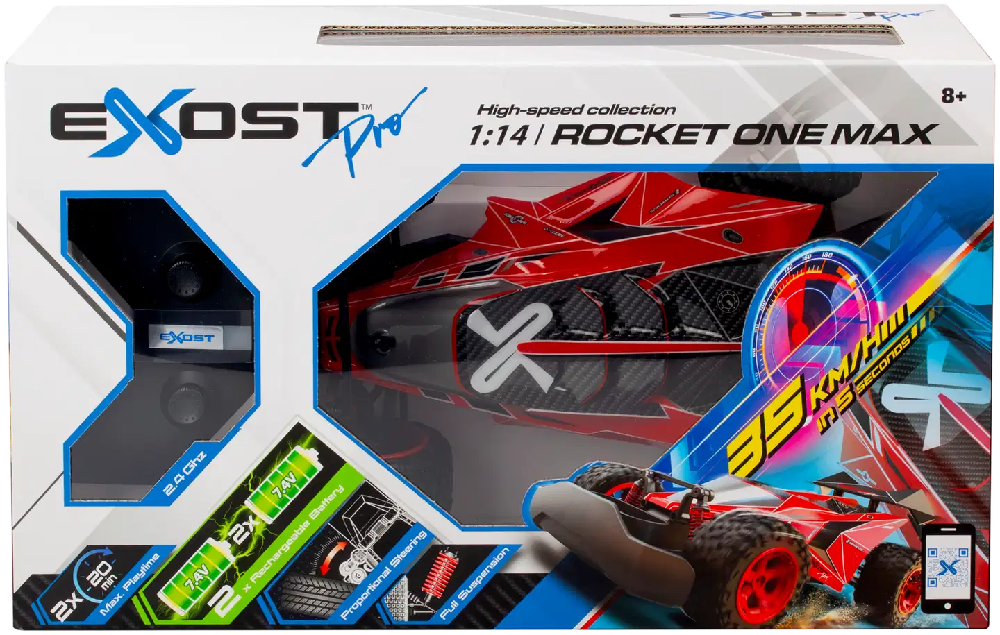 Exost Pro radio-ohjattava auto Rocket One Max - 8