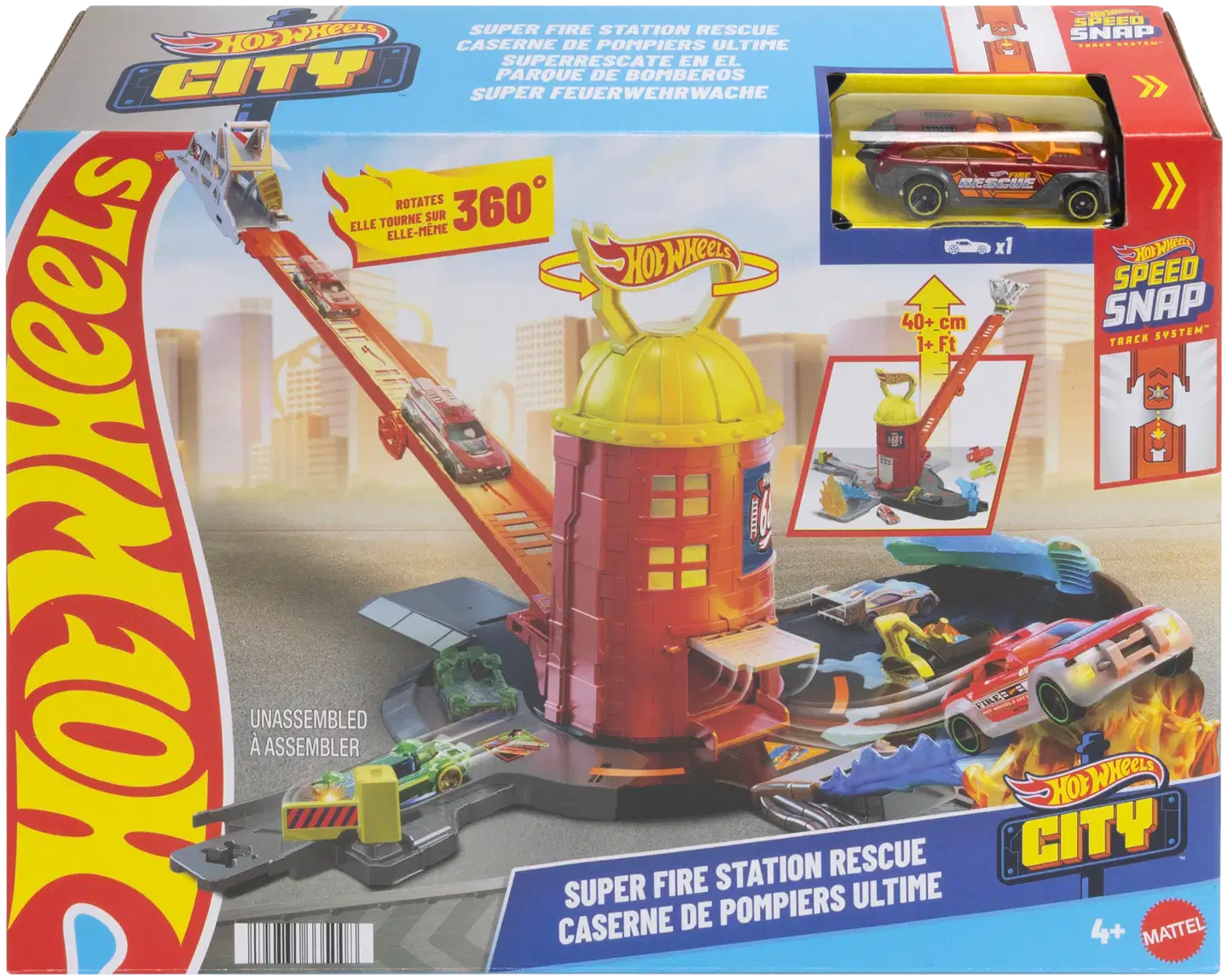 Hot Wheels City Super paloasema - 3