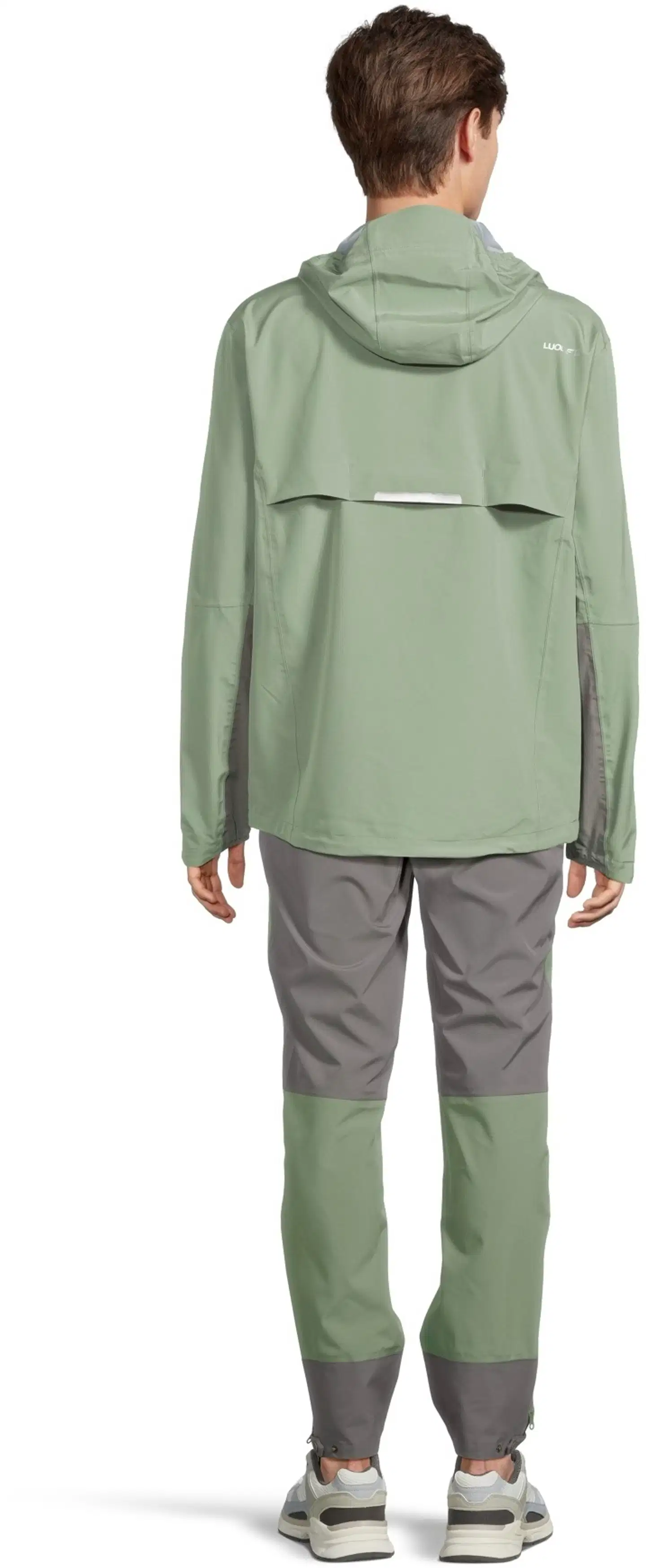 Luode12 miesten kuorihousut 204L112651 - Oil Green - 3