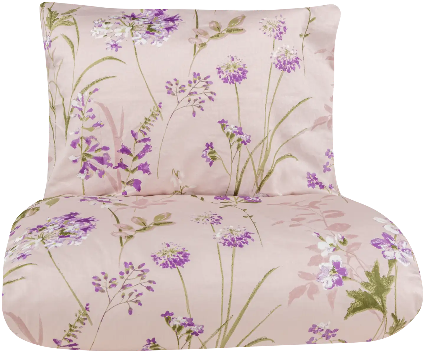 House satiinipussilakanasetti Amanda 150x210 cm vaaleanpunainen - 1