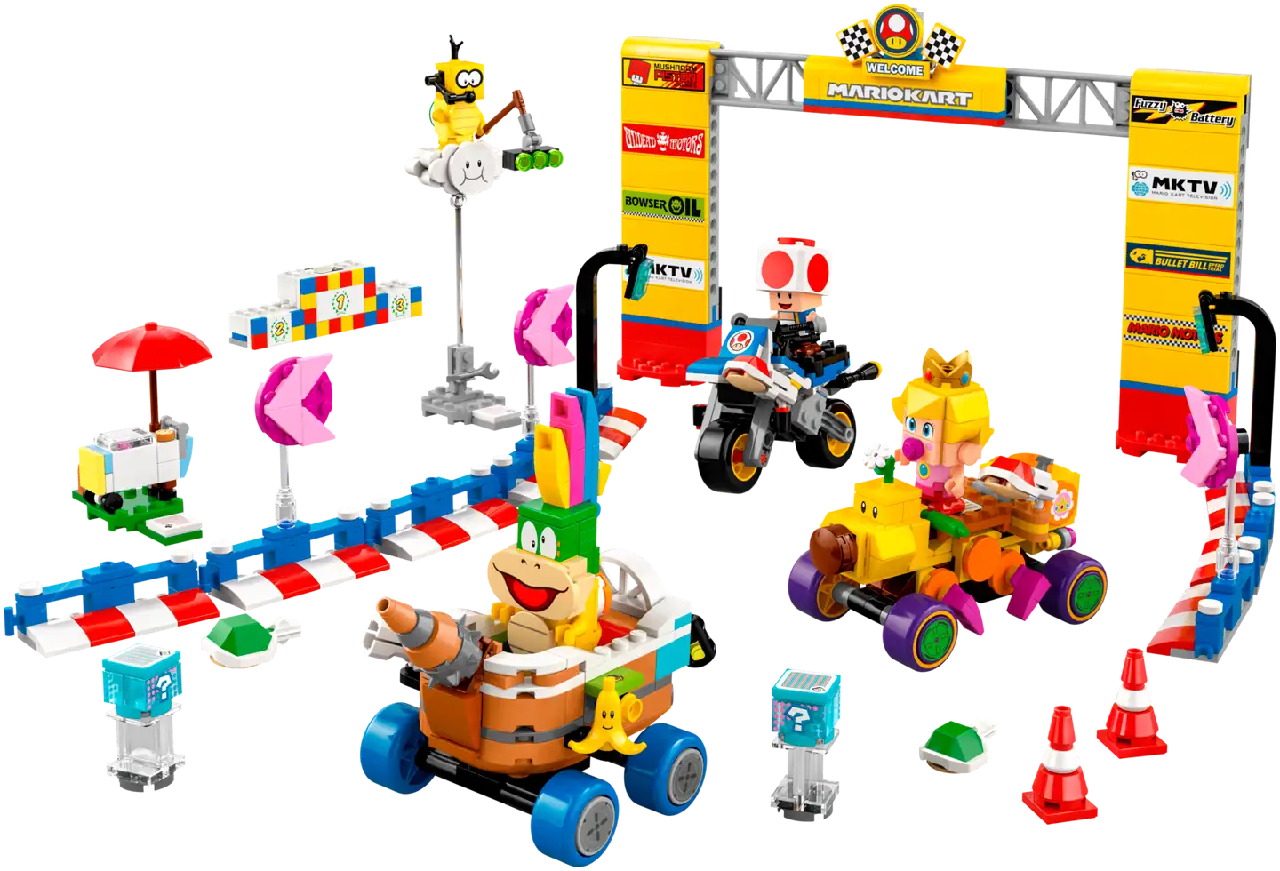 LEGO® Super Mario 72036 Mario Kart™ – Baby Peach ja Grand Prix ‑setti - 4