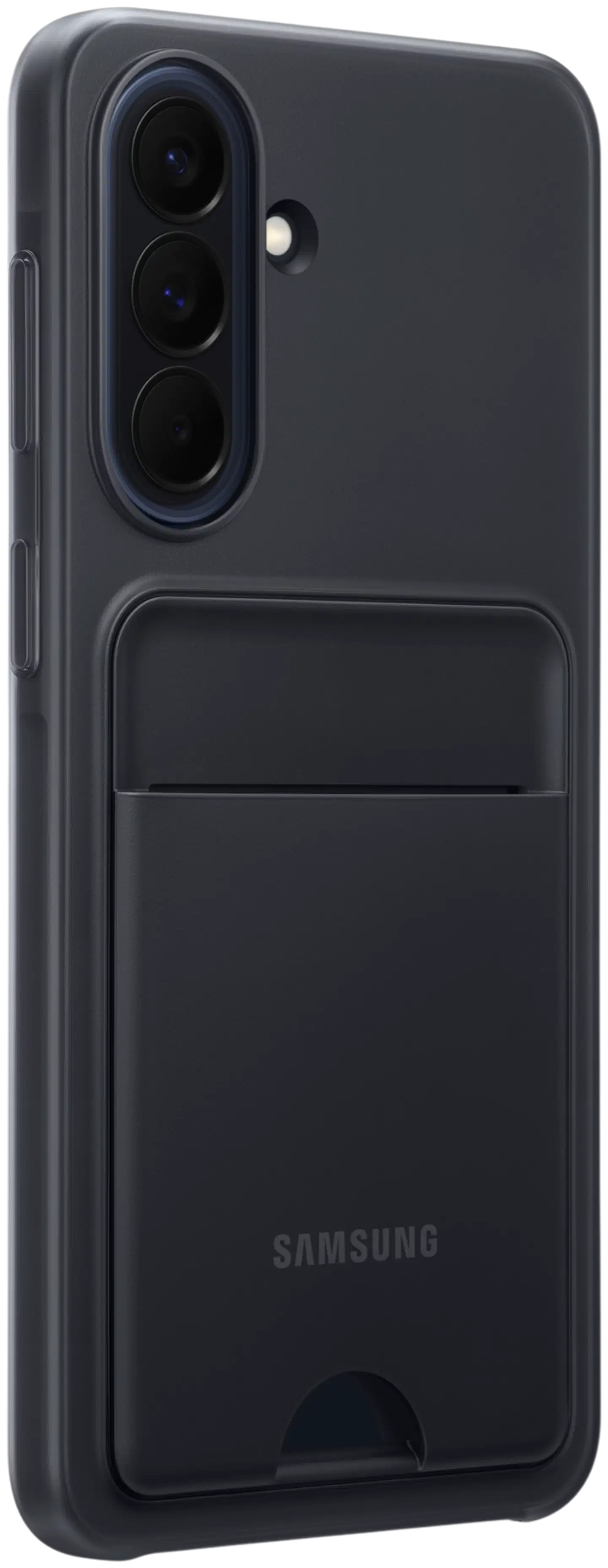 Samsung A57 korttitaskullinen suojakuori musta - 3