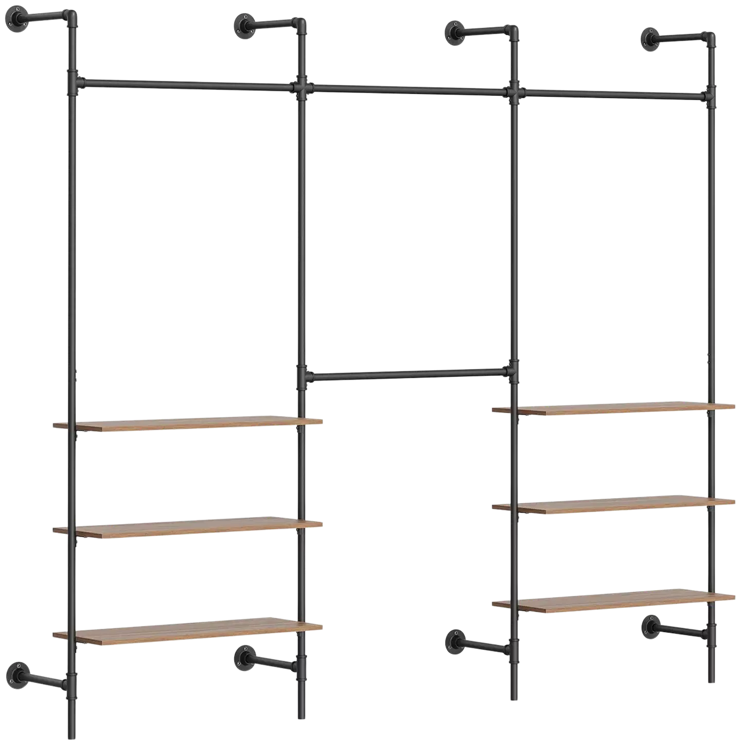SoBuy vaateteline musta KLS19-SCH - 5