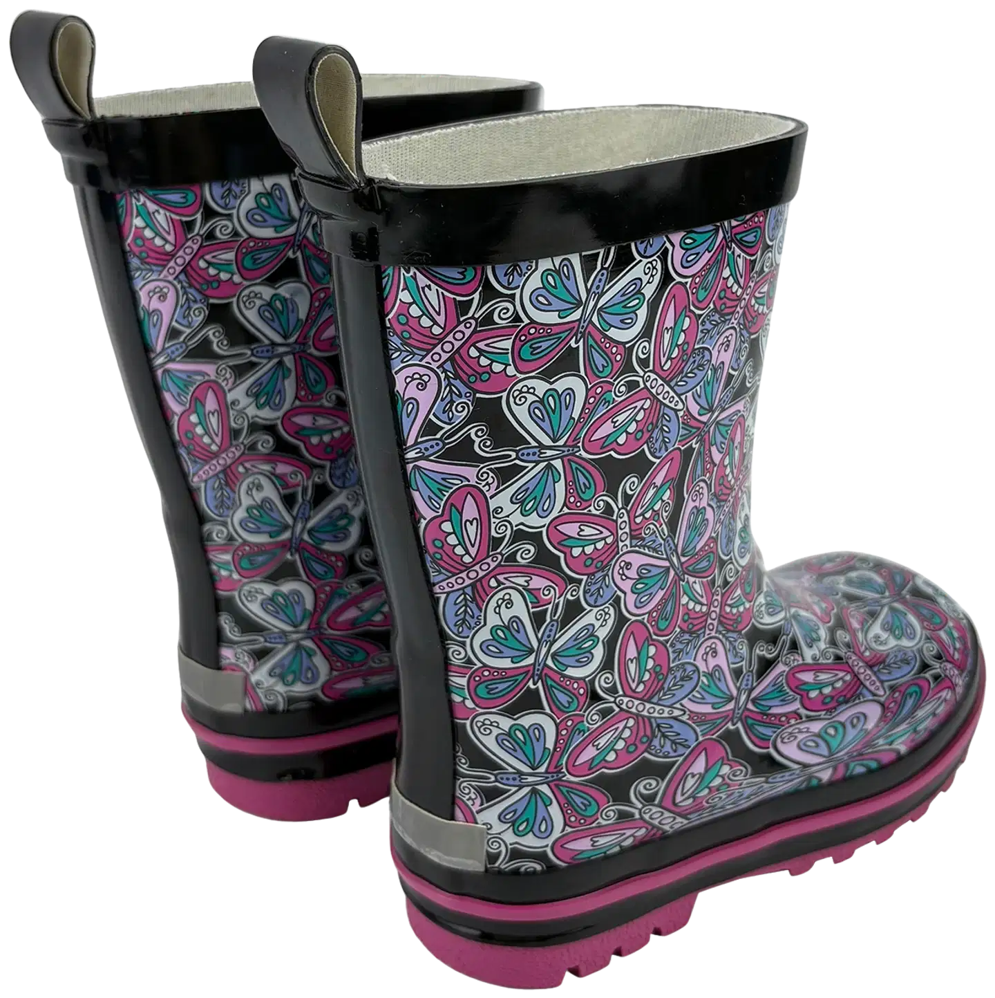 Ciraf lasten kumisaappaat Butterfly RB - black/pink - 2