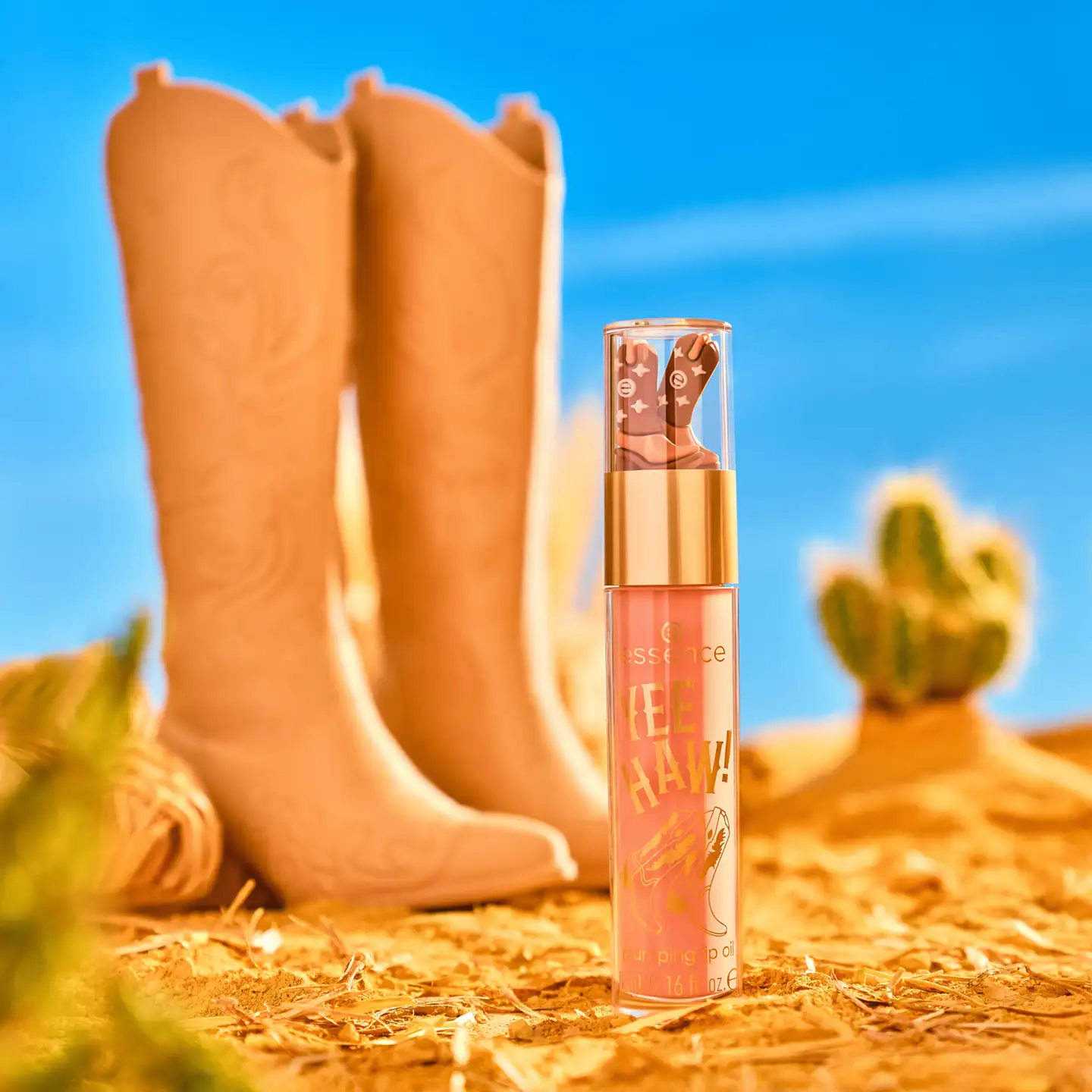 essence YEE HAW! plumping lip oil 01 Boots On, Carry On! 5 ml - 5