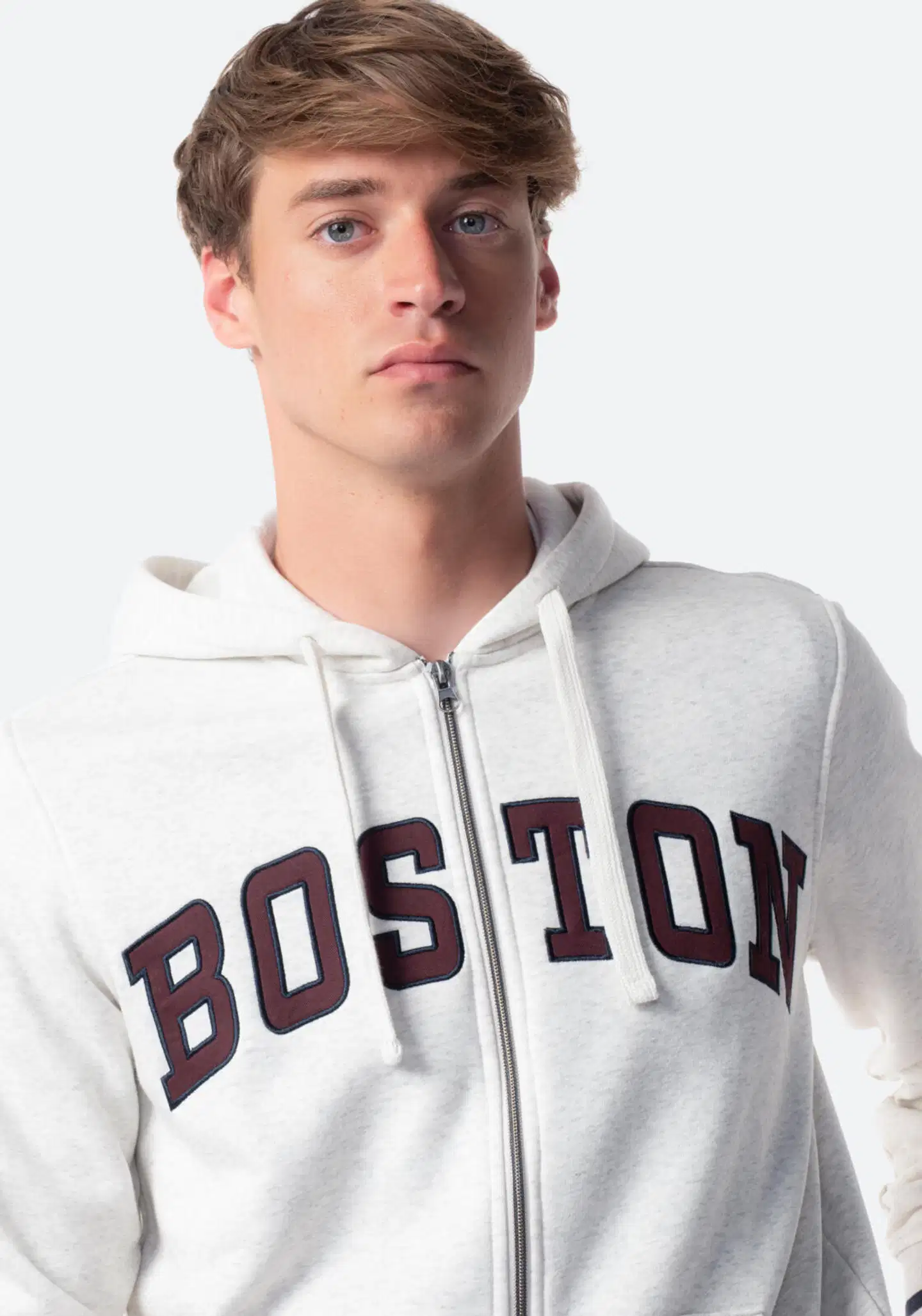 TEX miesten collegetakki I287403 - ECRU - 5