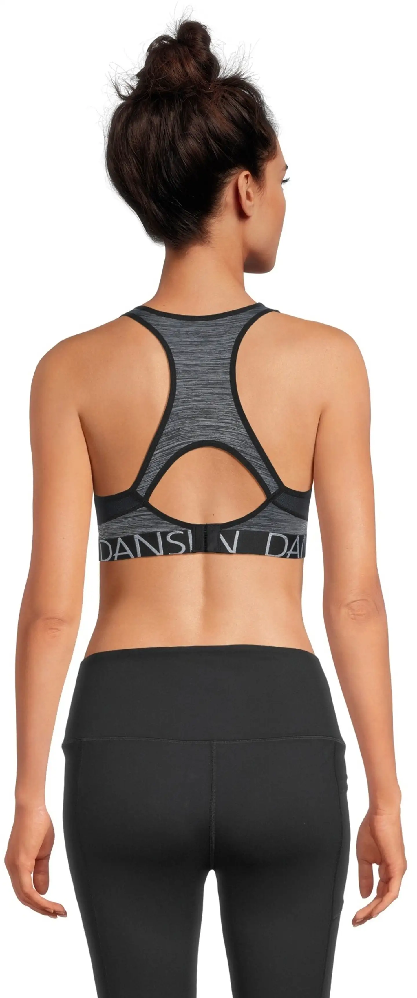 Danskin naisten urheiluliivit 211DNOS252 - Grey melange - 3