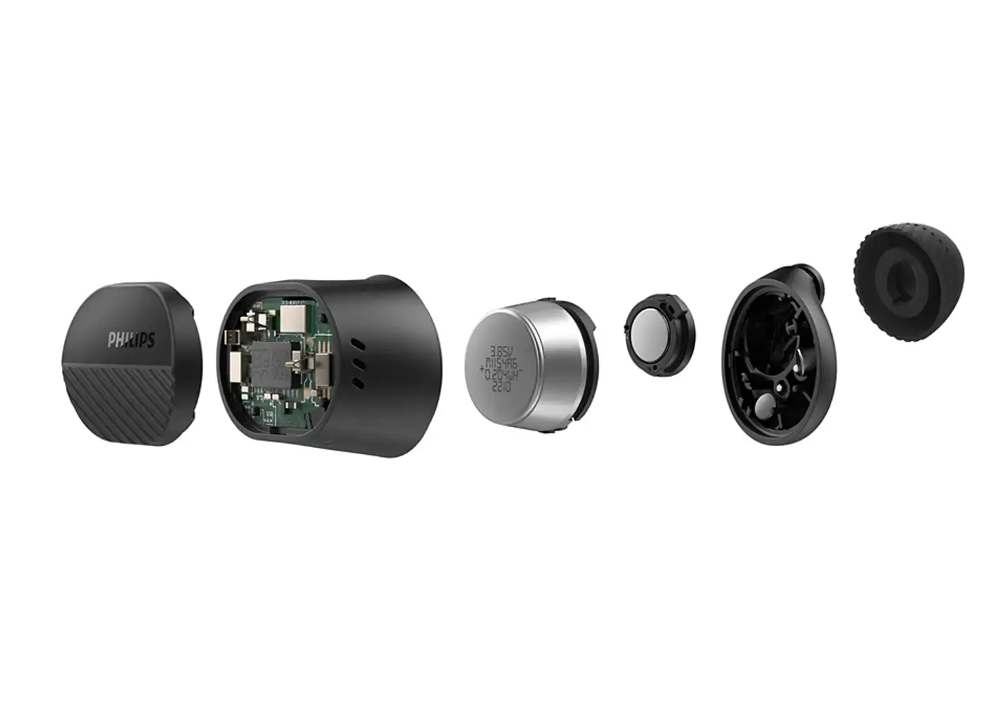 Philips langattomat vastamelunappikuulokkeet TAT5000BK/00 musta - 2