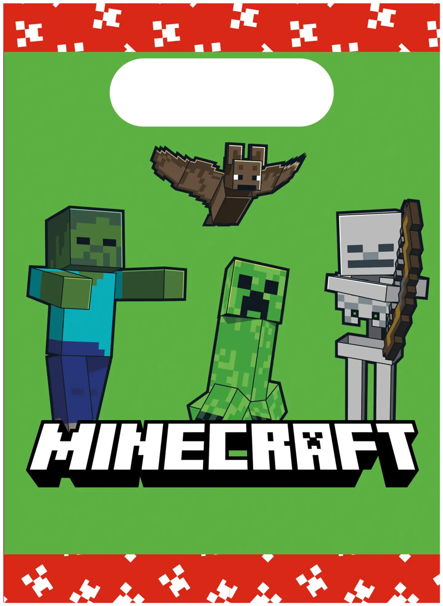 Decorata Party Minecraft FSC Paper Party Bags