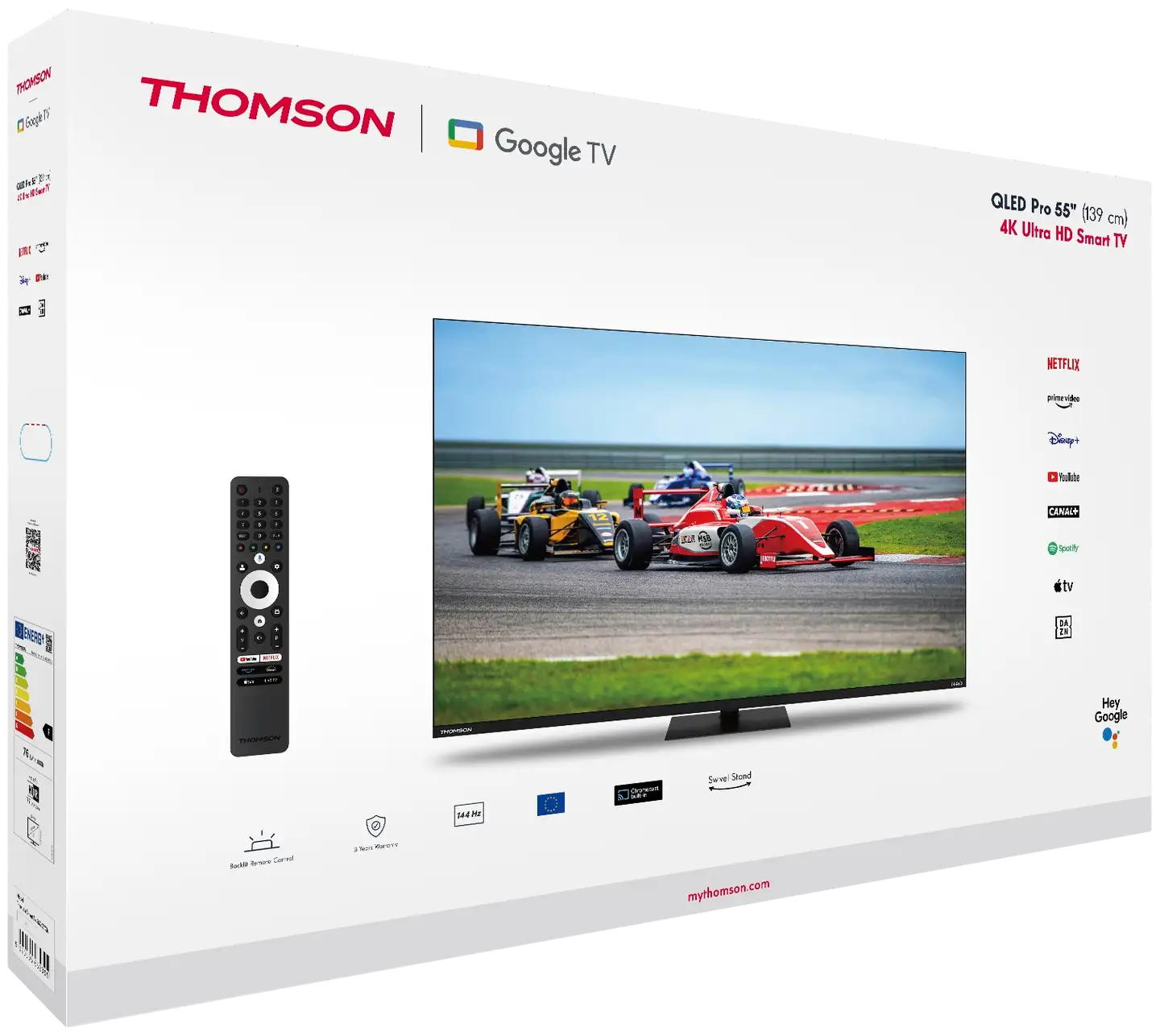 Thomson 55" 4K UHD QLED Pro Google TV 55QG7C14 - 8