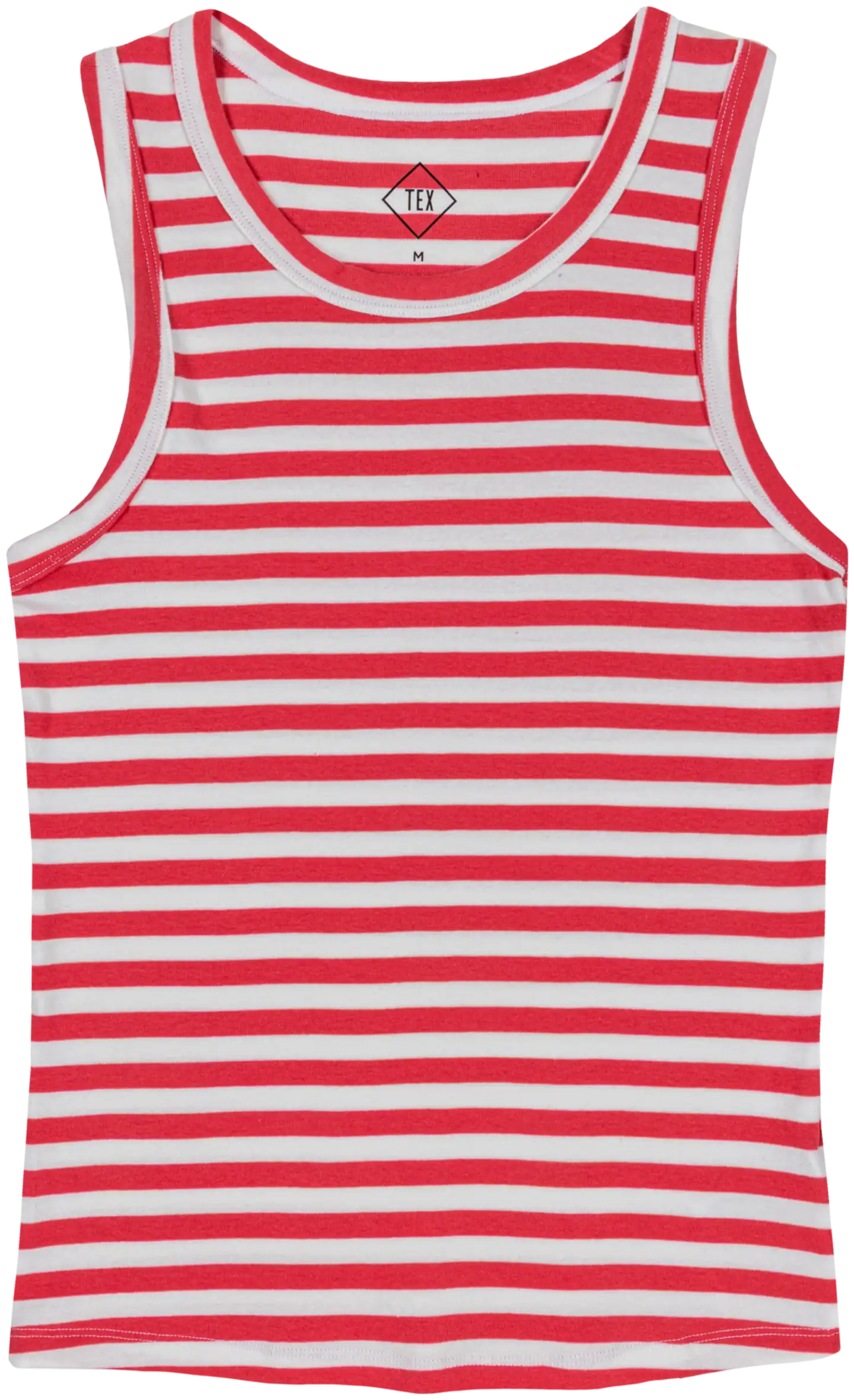 TEX naisten hihaton ribbitoppi I978878 - RED LIGHT - 1