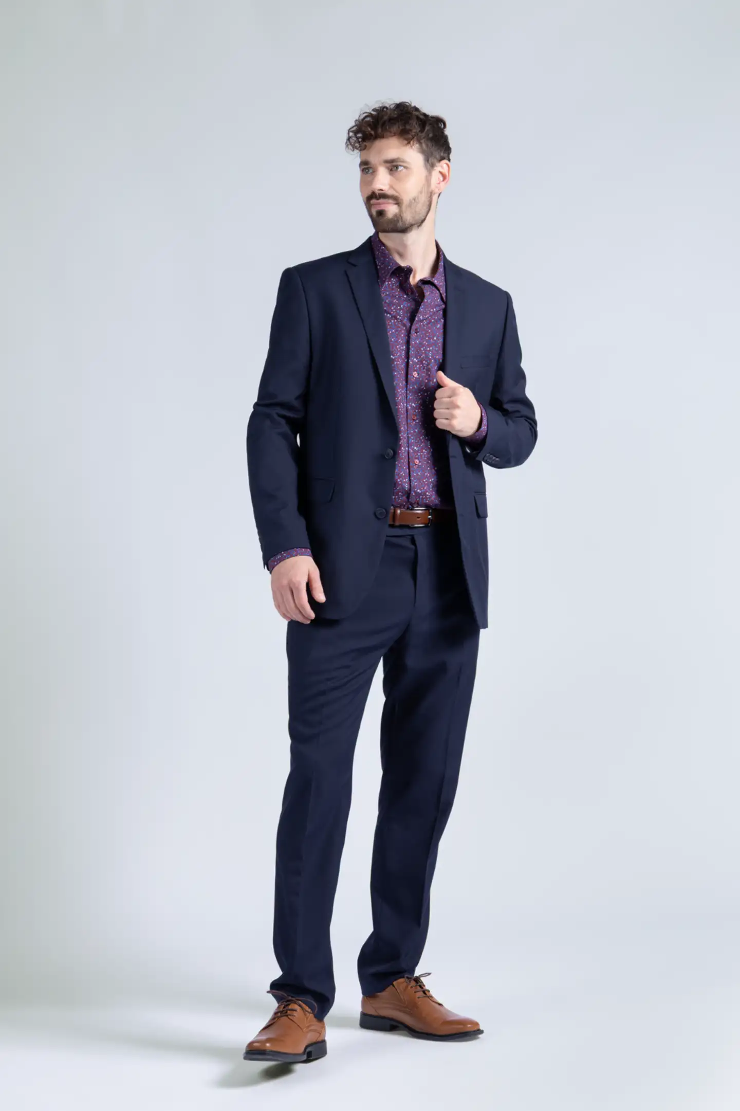 London Fog miesten bleiseri normaali rf 2010lf2 - Night Sky - 4