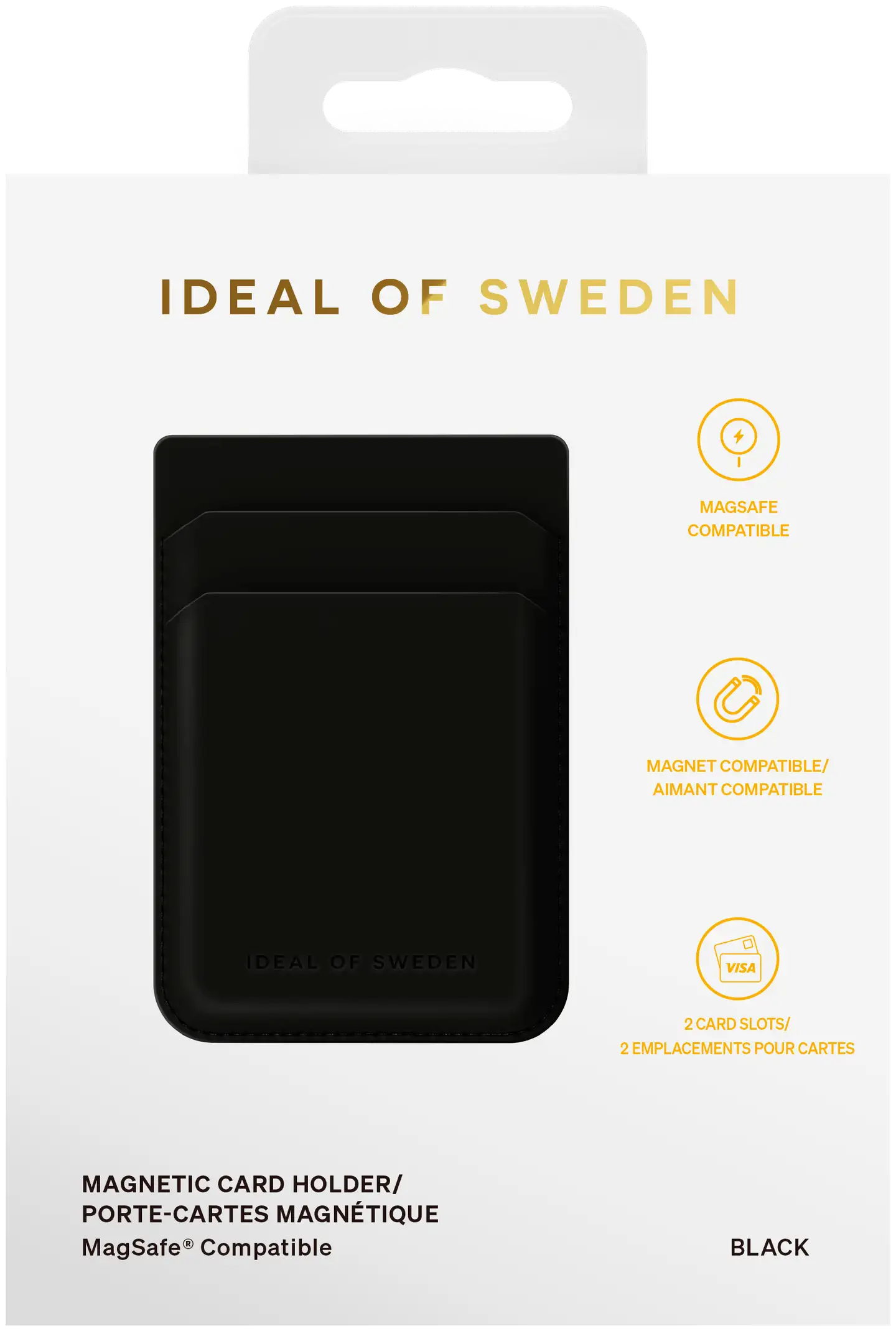 Ideal Of Sweden Magnetic korttipidike MagSafe musta - 3