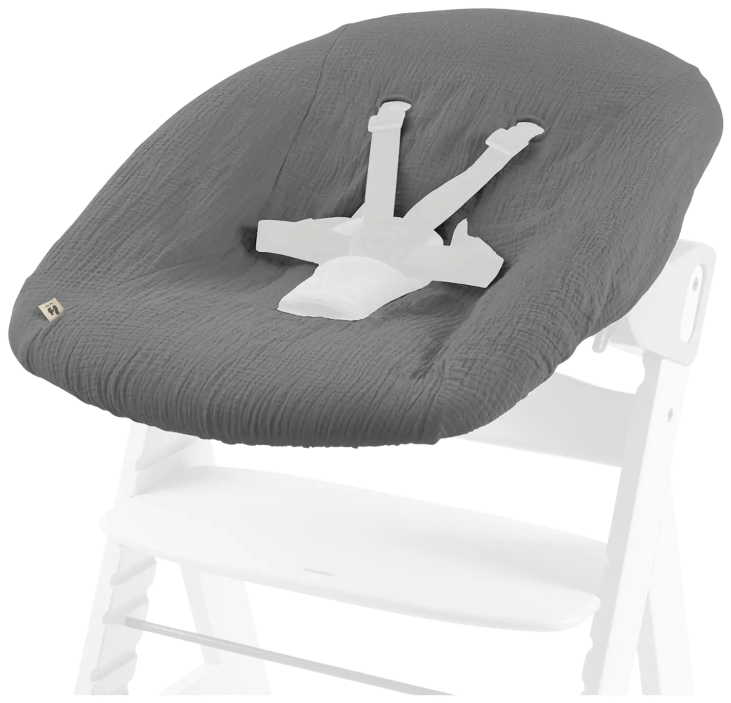Hauck suojapäällinen sitteriin Baby Bouncer tummanharmaa - 6