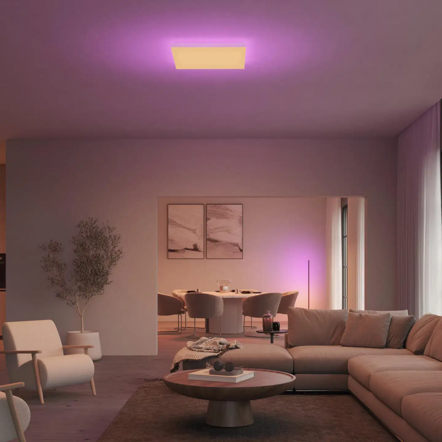 Philips Hue Datura -kattopaneeli 67W 2000-6500K 4300LM XL - 9