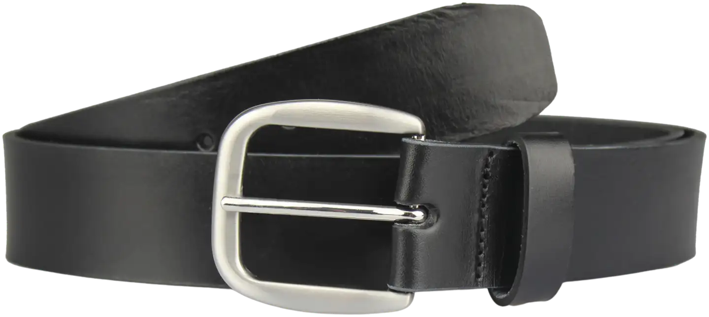 Veniz miesten nahkavyö 30800 40mm miesten farkku - MUSTA