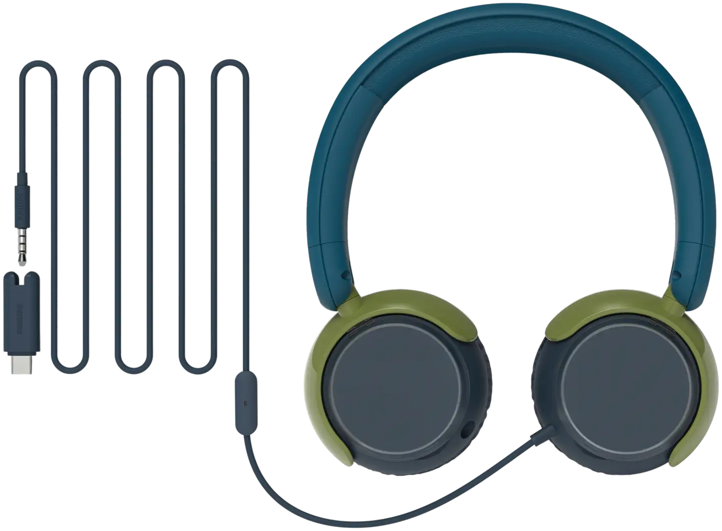 Philips langalliset lasten sankakuulokkeet TAK2000CT/00 sininen - 7