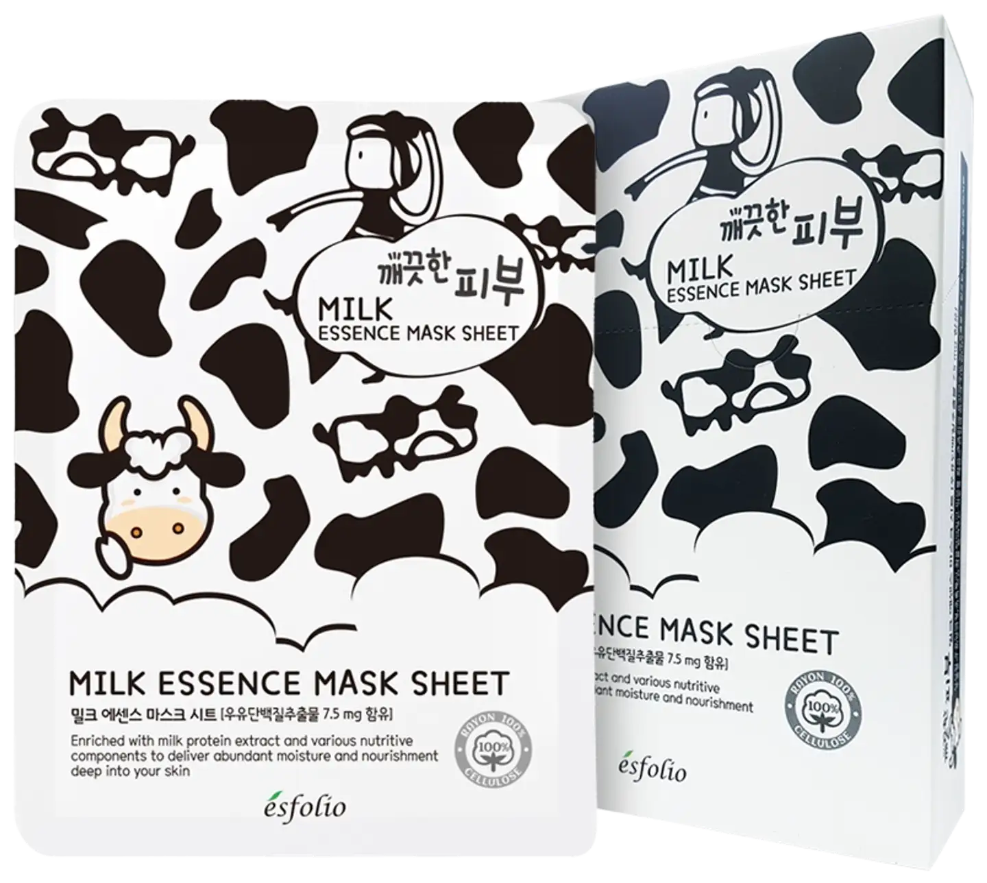 Esfolio milk essence sheet mask-kangasnaamio