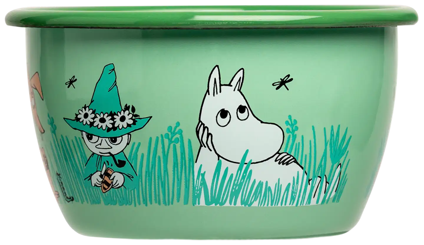 Muurla emalikulho Muumi Pojat 3 dl - 1
